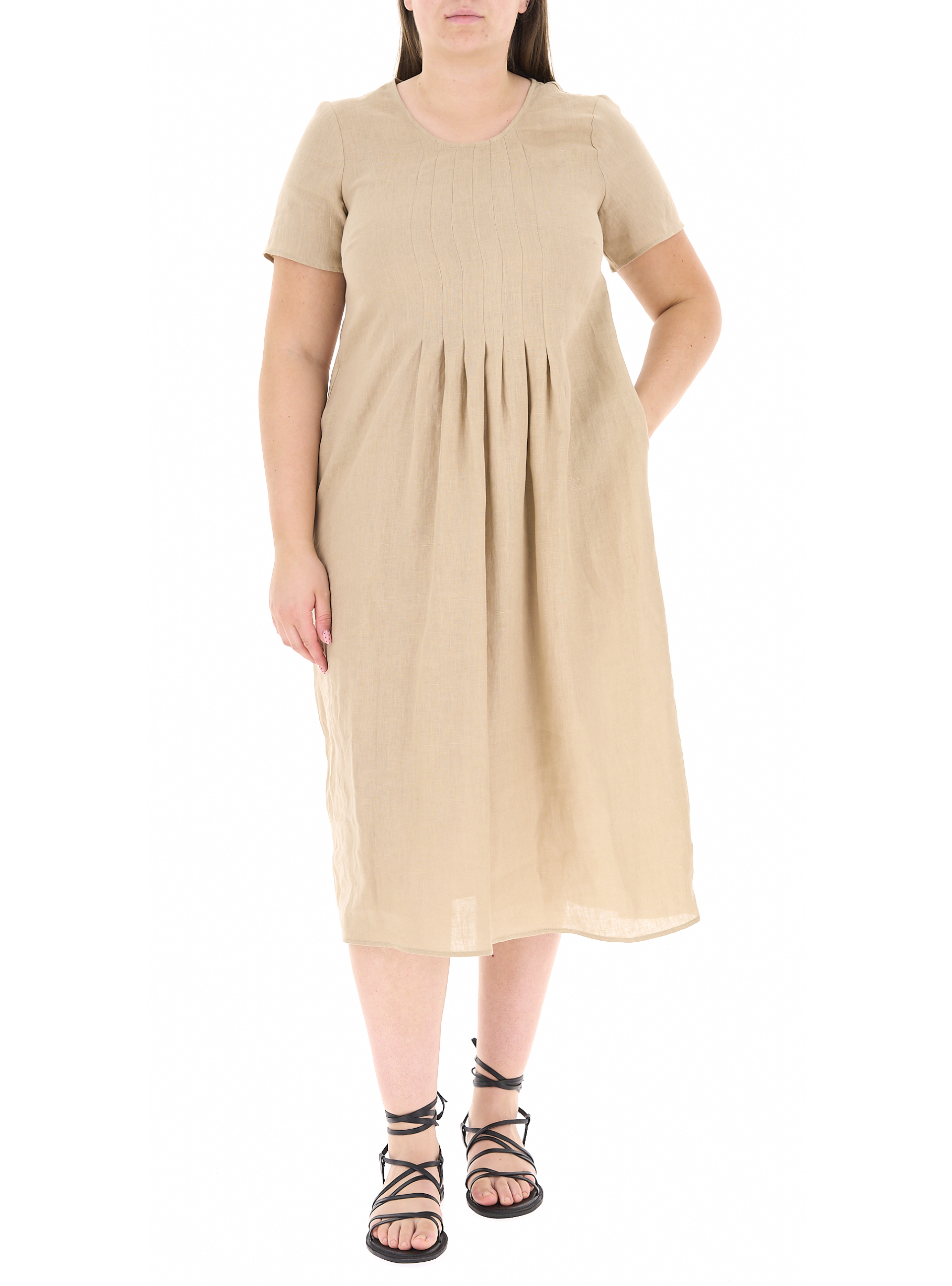 Abito in lino BEIGE 47