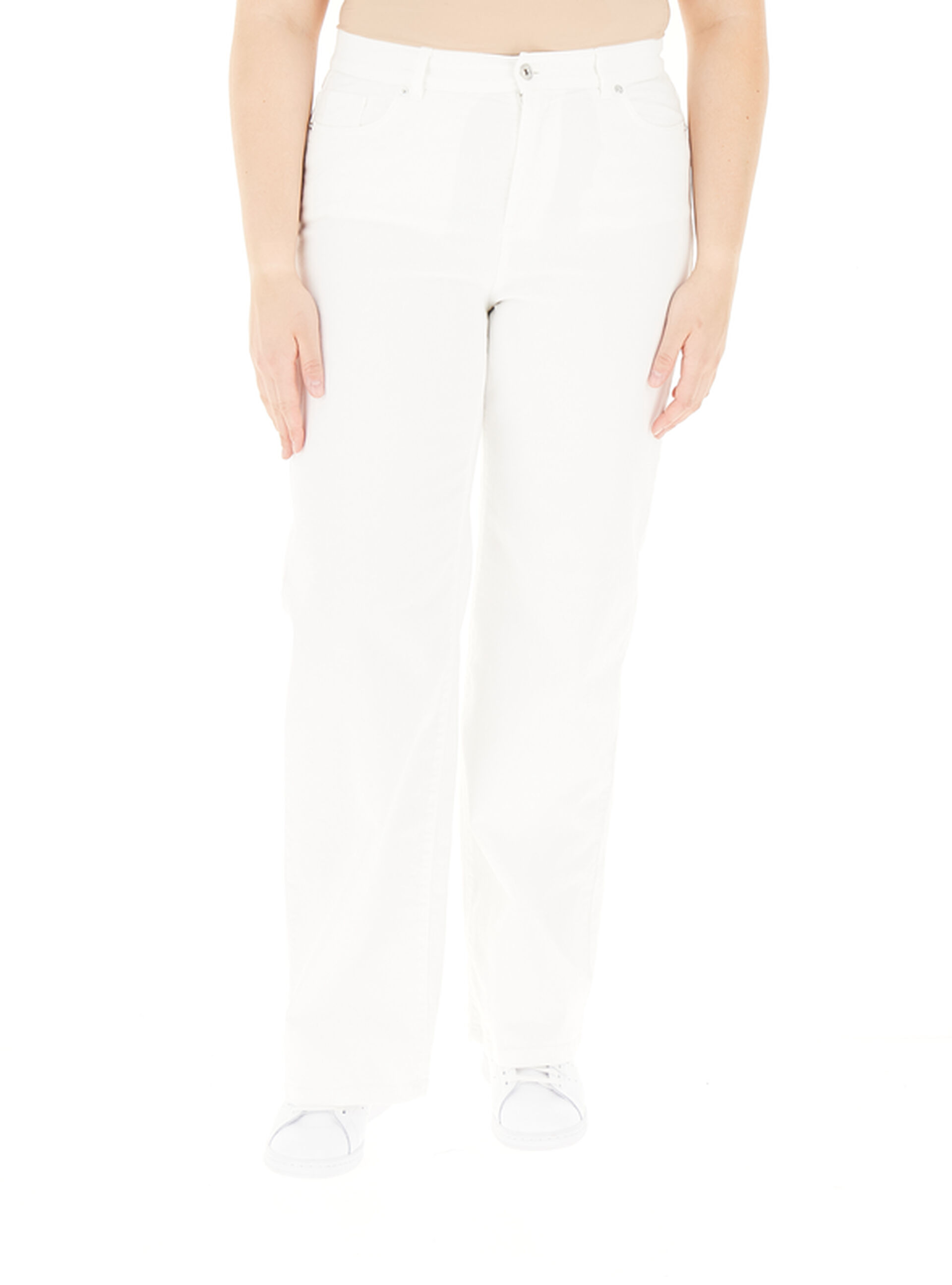 Pantalone in cotone BIANCO