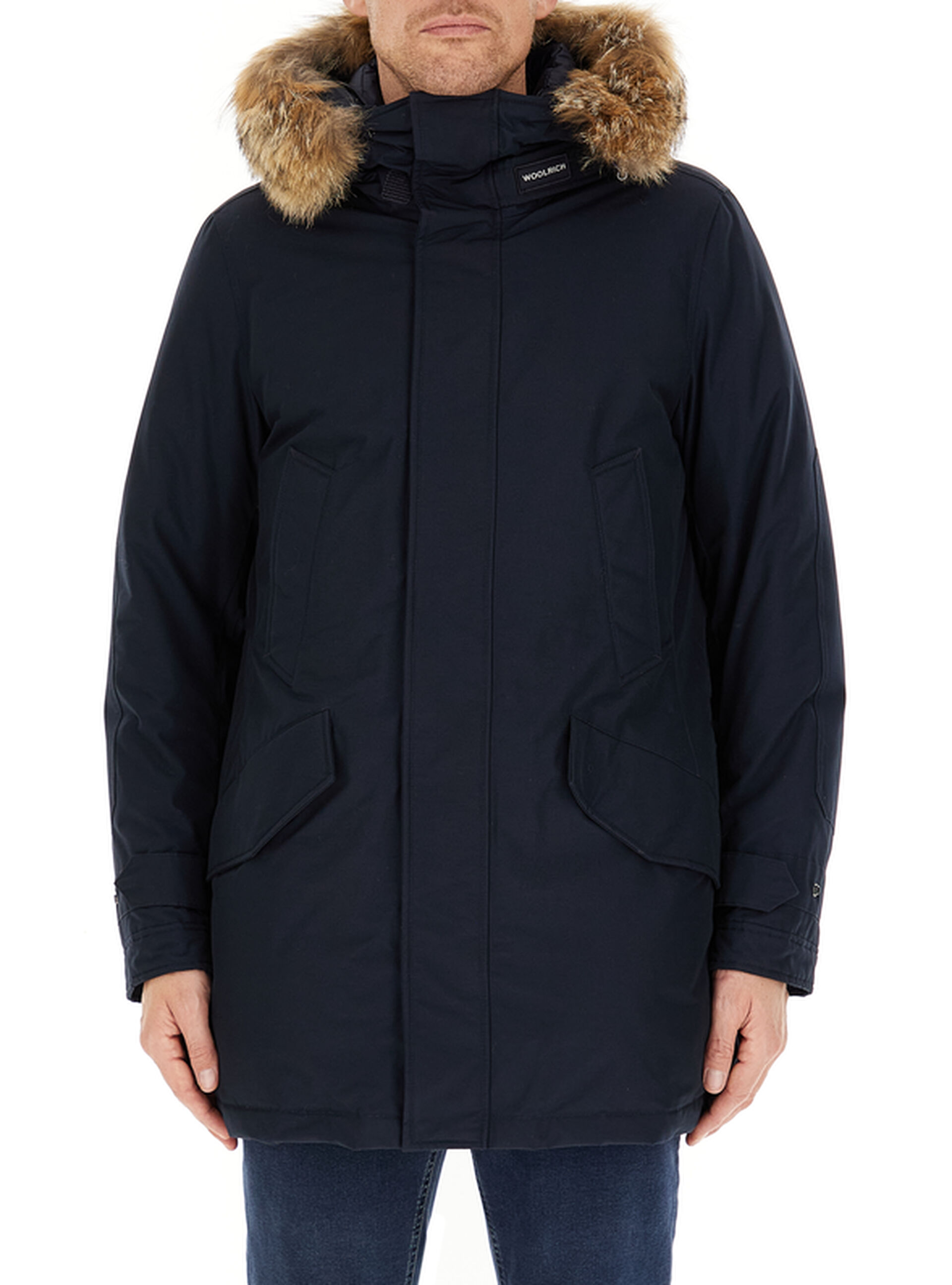 WOOLRICH Parka Polar High Collar JEANS