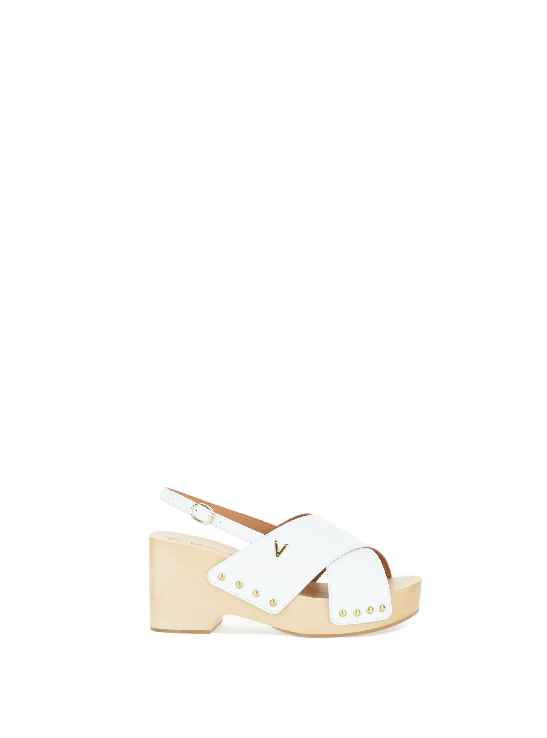 Sandali con zeppa BIANCO