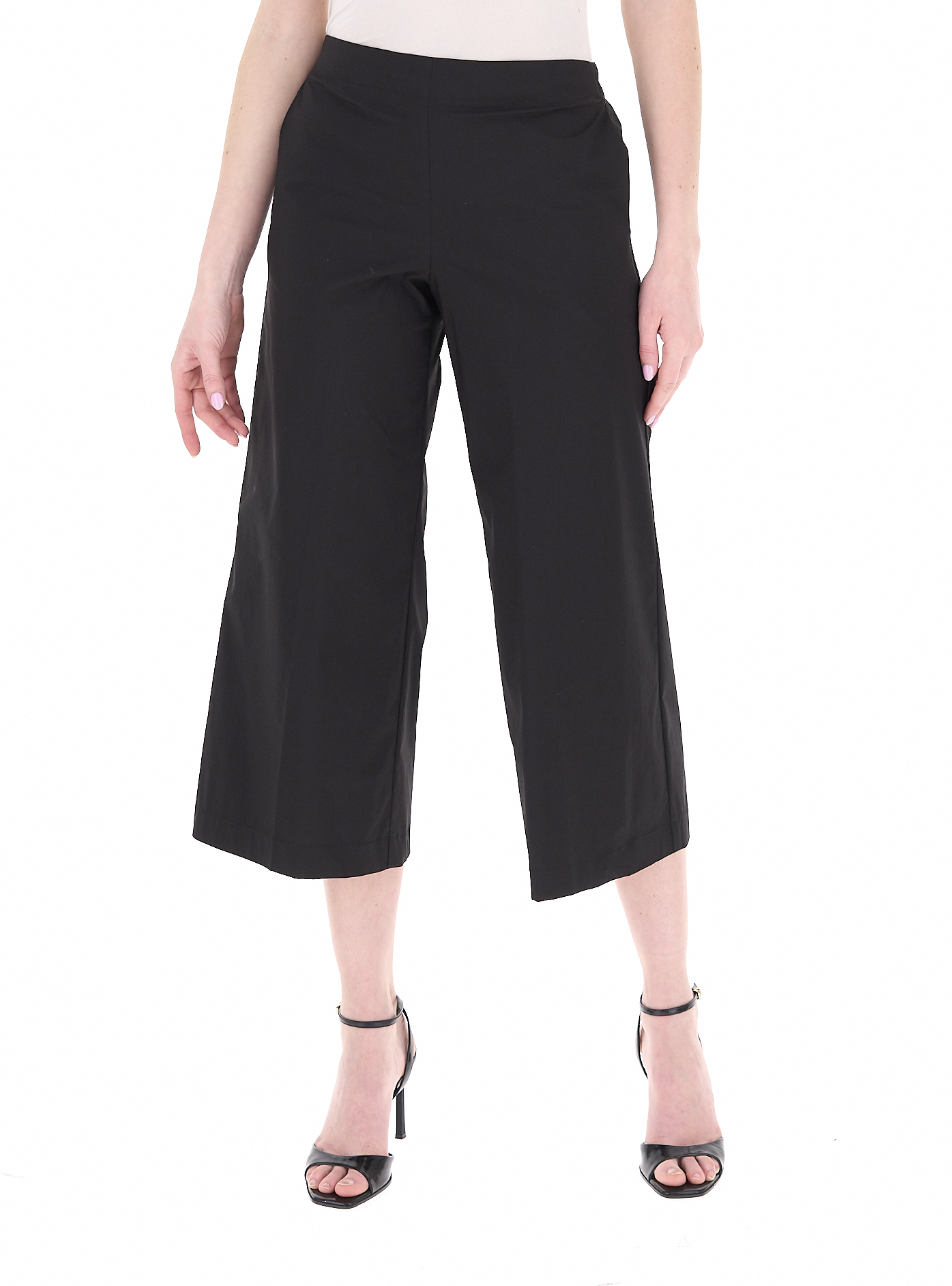 LINKS Pantalone wide leg NERO