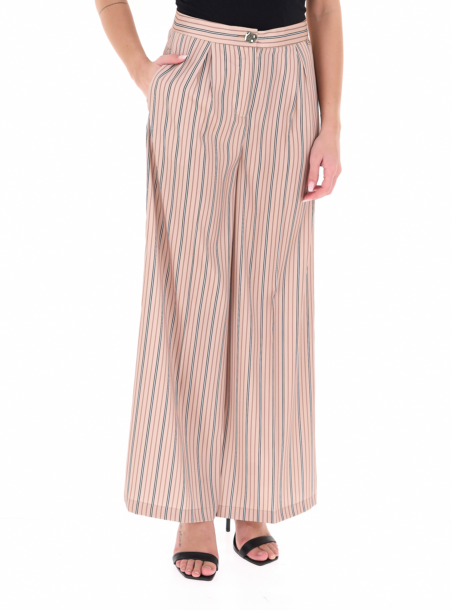 LIU JO Pantalone in satin BEIGE 42