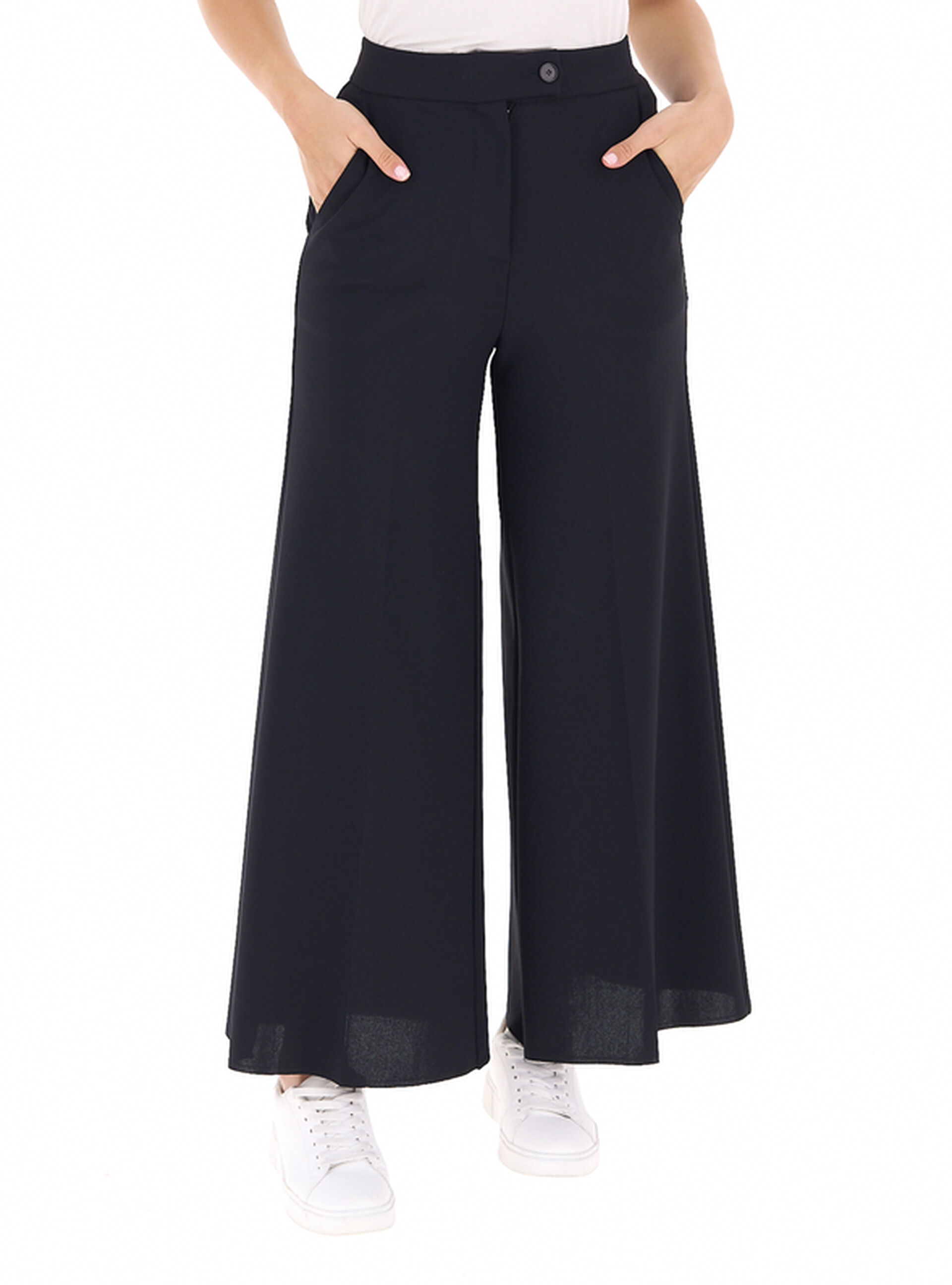 ABSIZE Pantalone a palazzo NERO 40