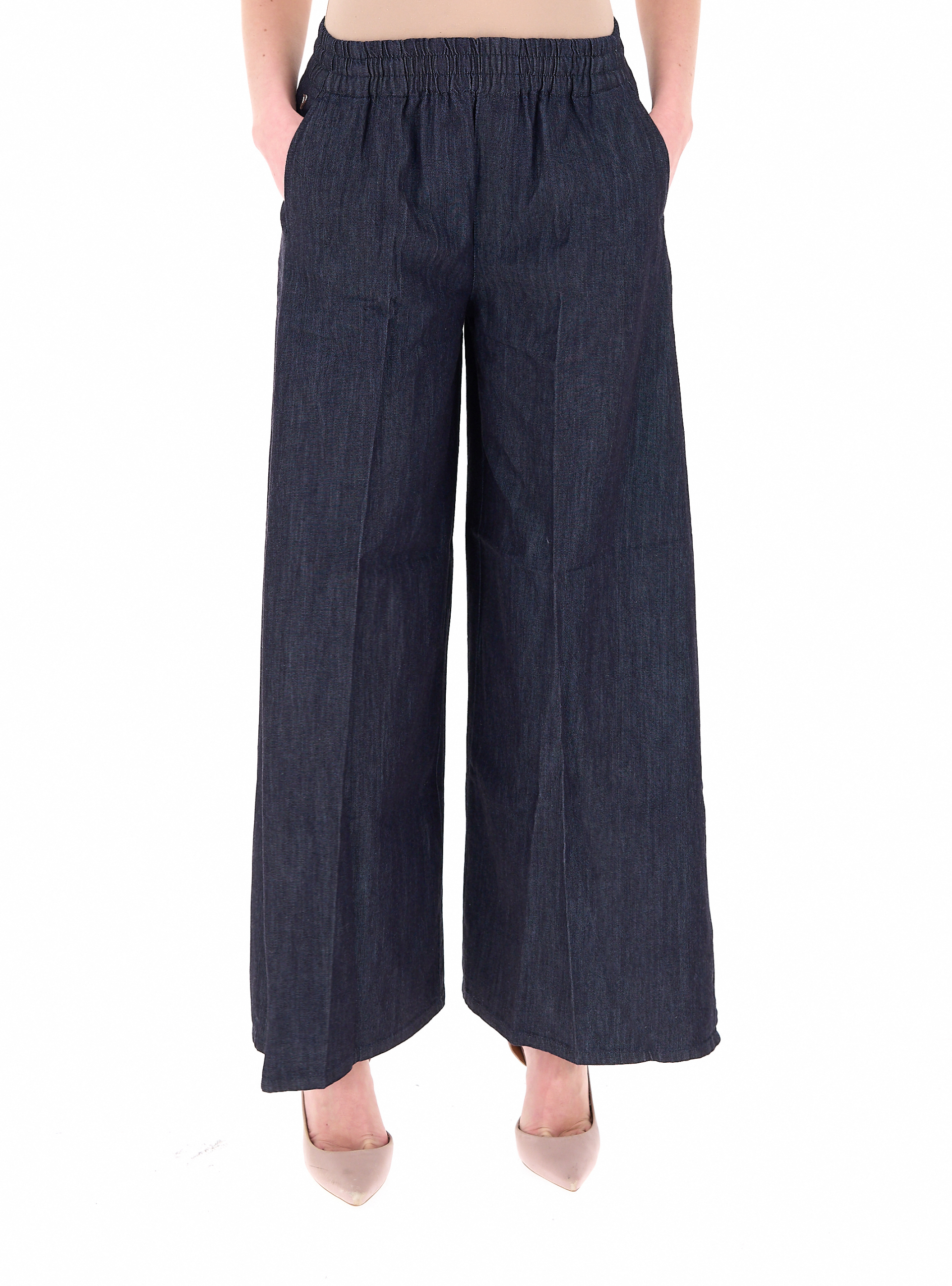 Pantalone a palazzo BLU SCURO 24