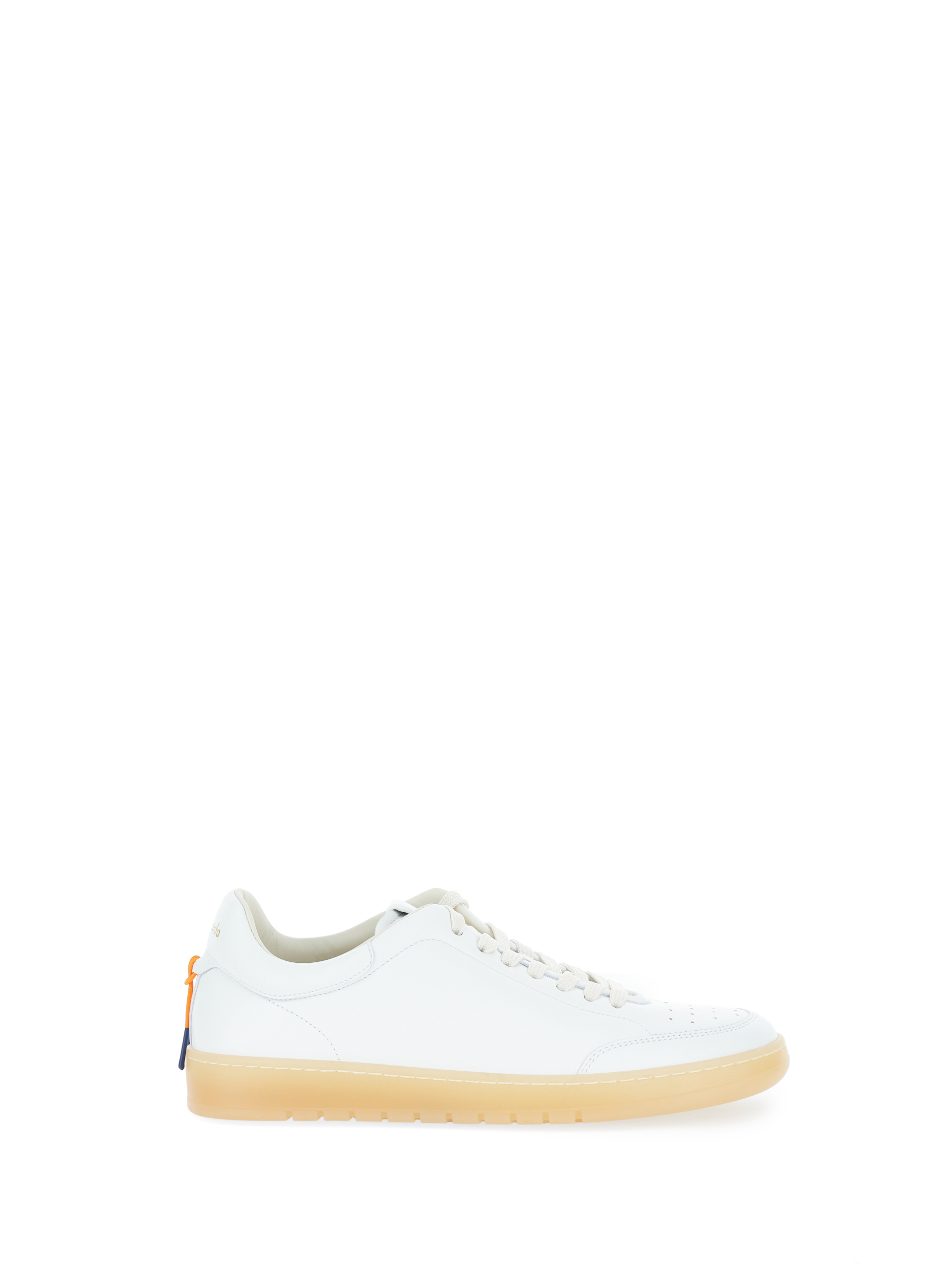 Sneakers pelle scamosciata PANNA