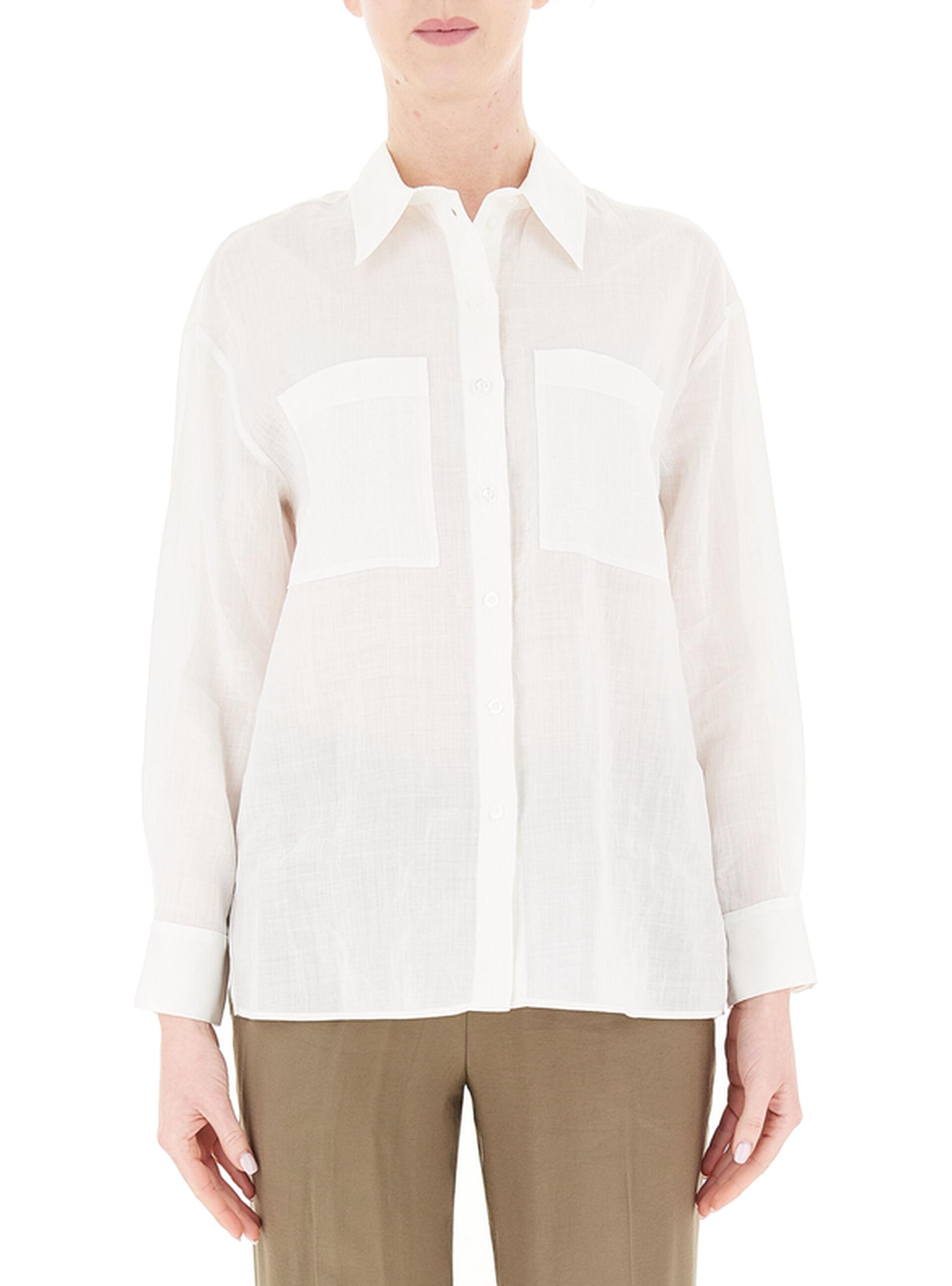 Camicia con tasche LIU JEANS BIANCO