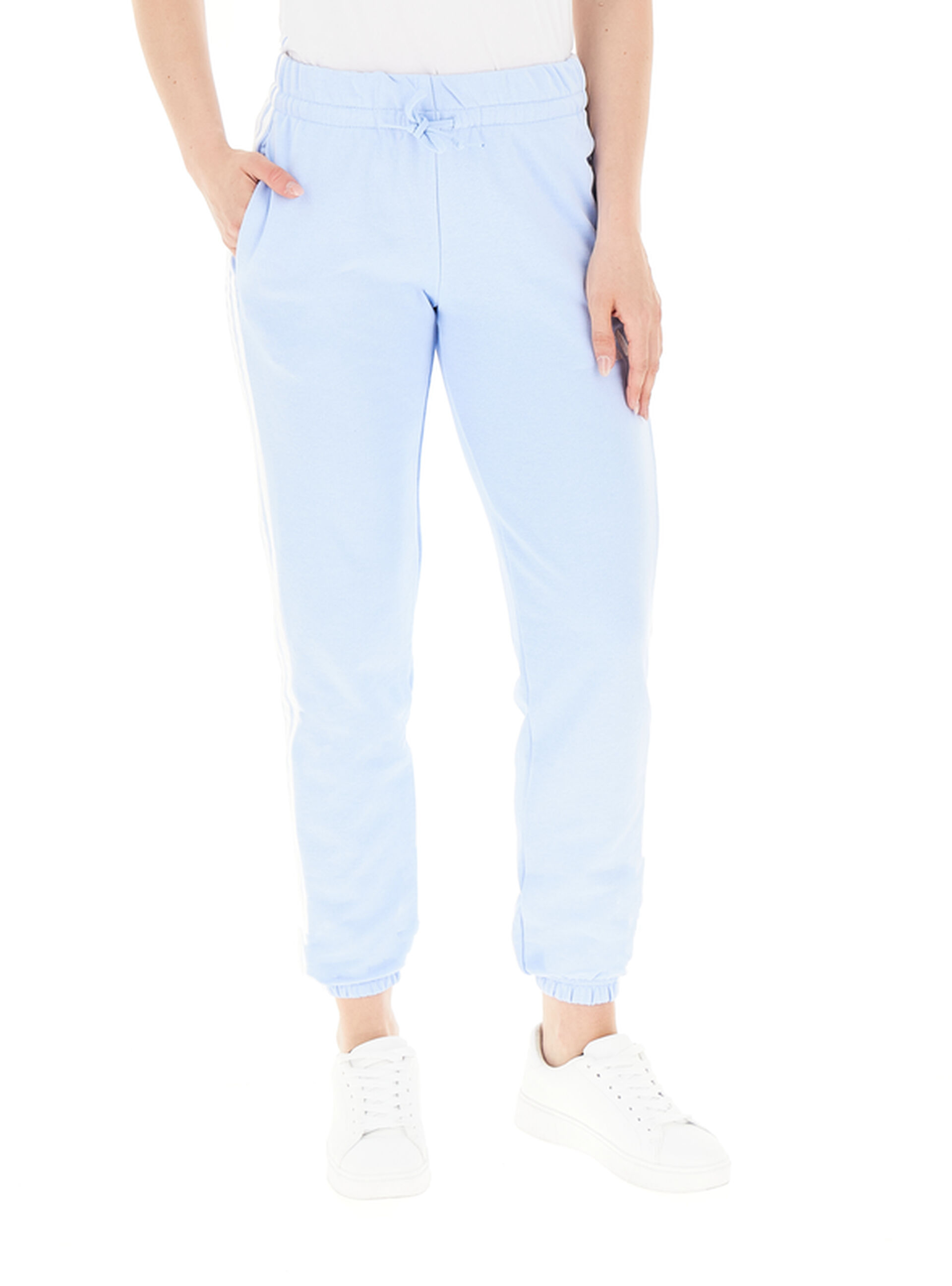 Pantalone garzato AZZURRO CHIARO XS