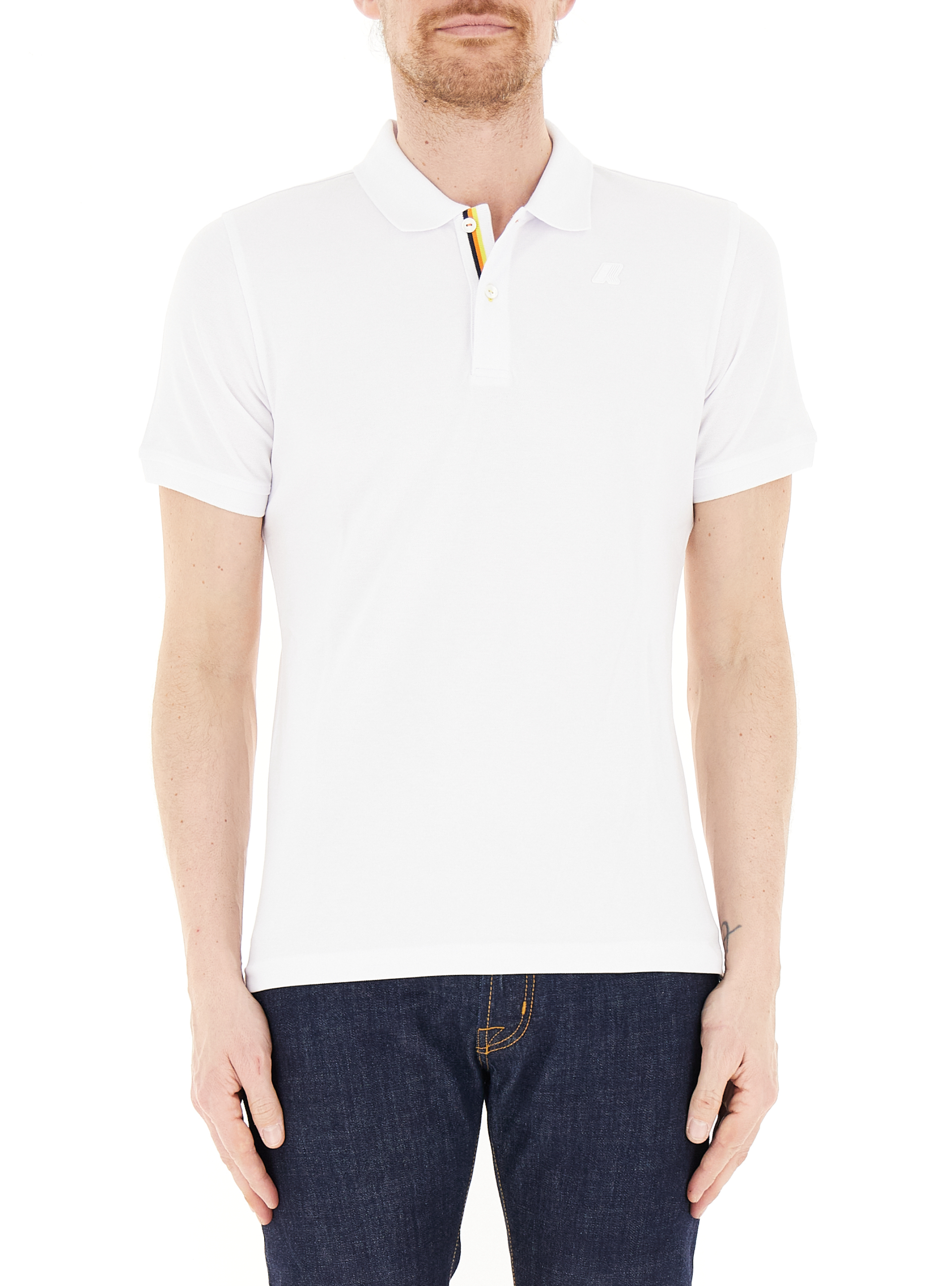 K-way Polo in cotone BIANCO XXL