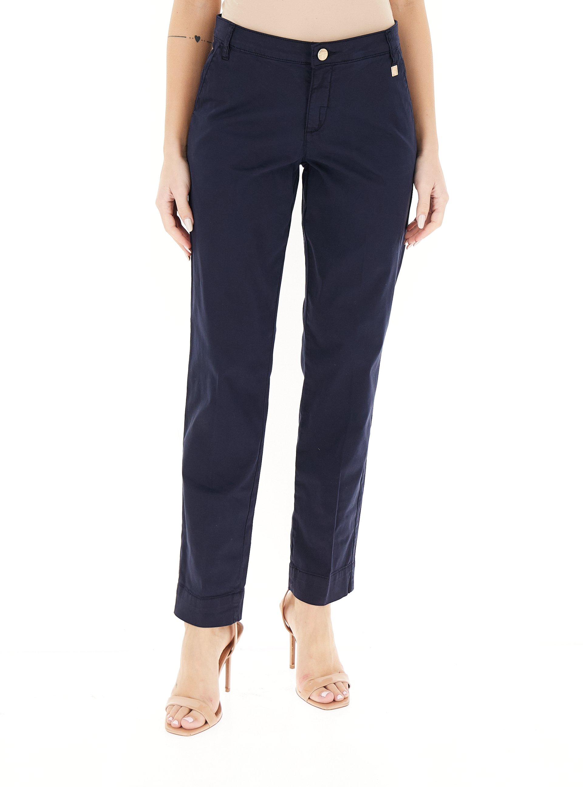 Pantalone a sigaretta BLU NAVY