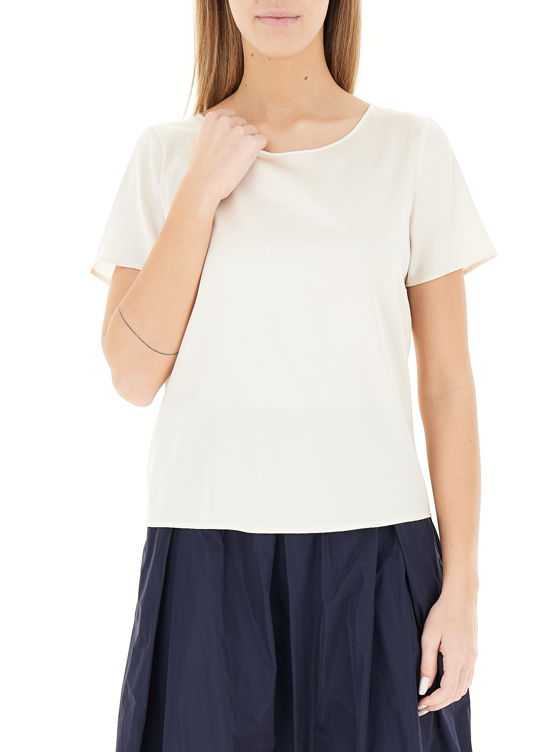 PENNYBLACK Blusa in satin AVORIO