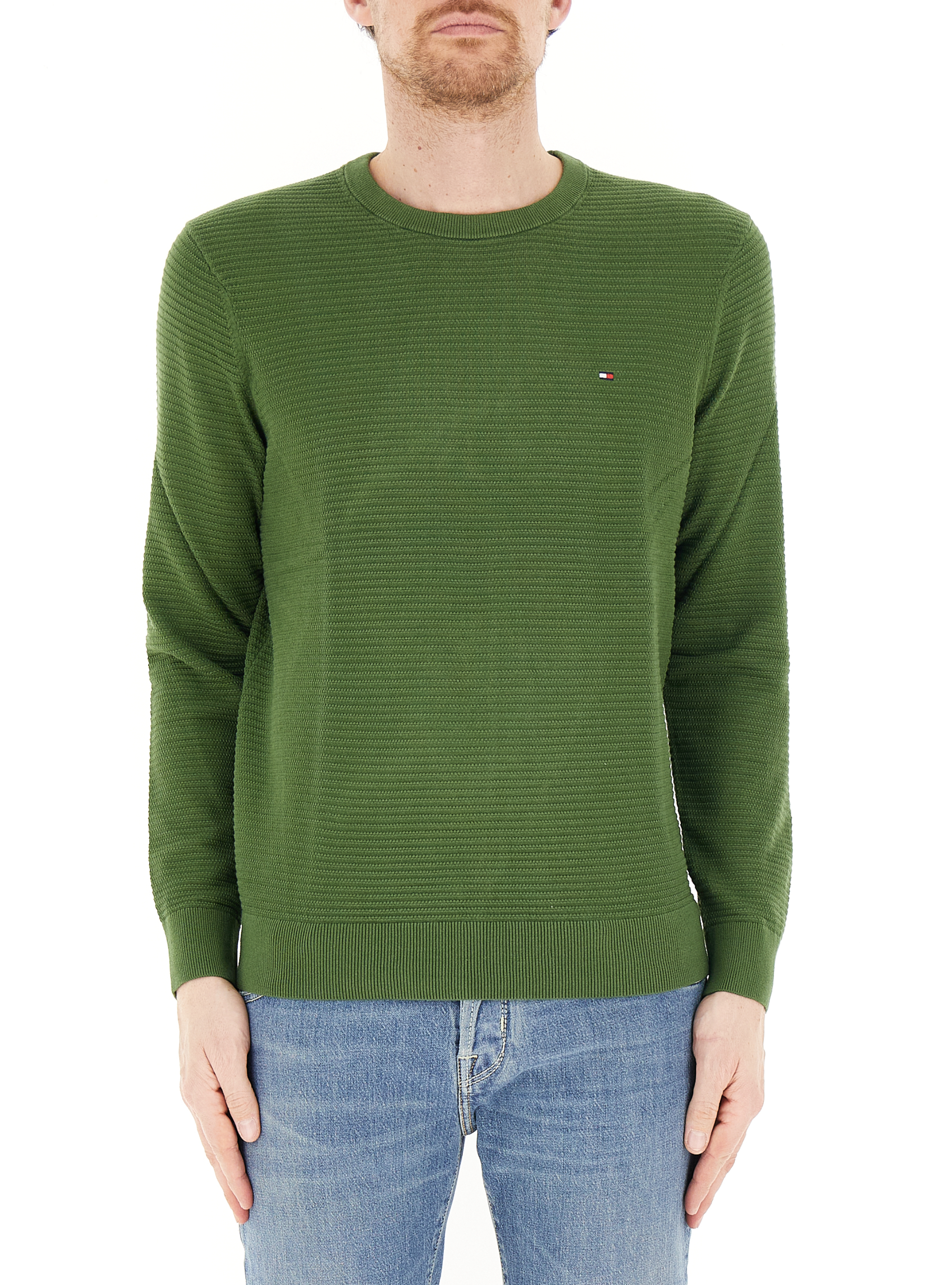 Maglione in cotone VERDE XL