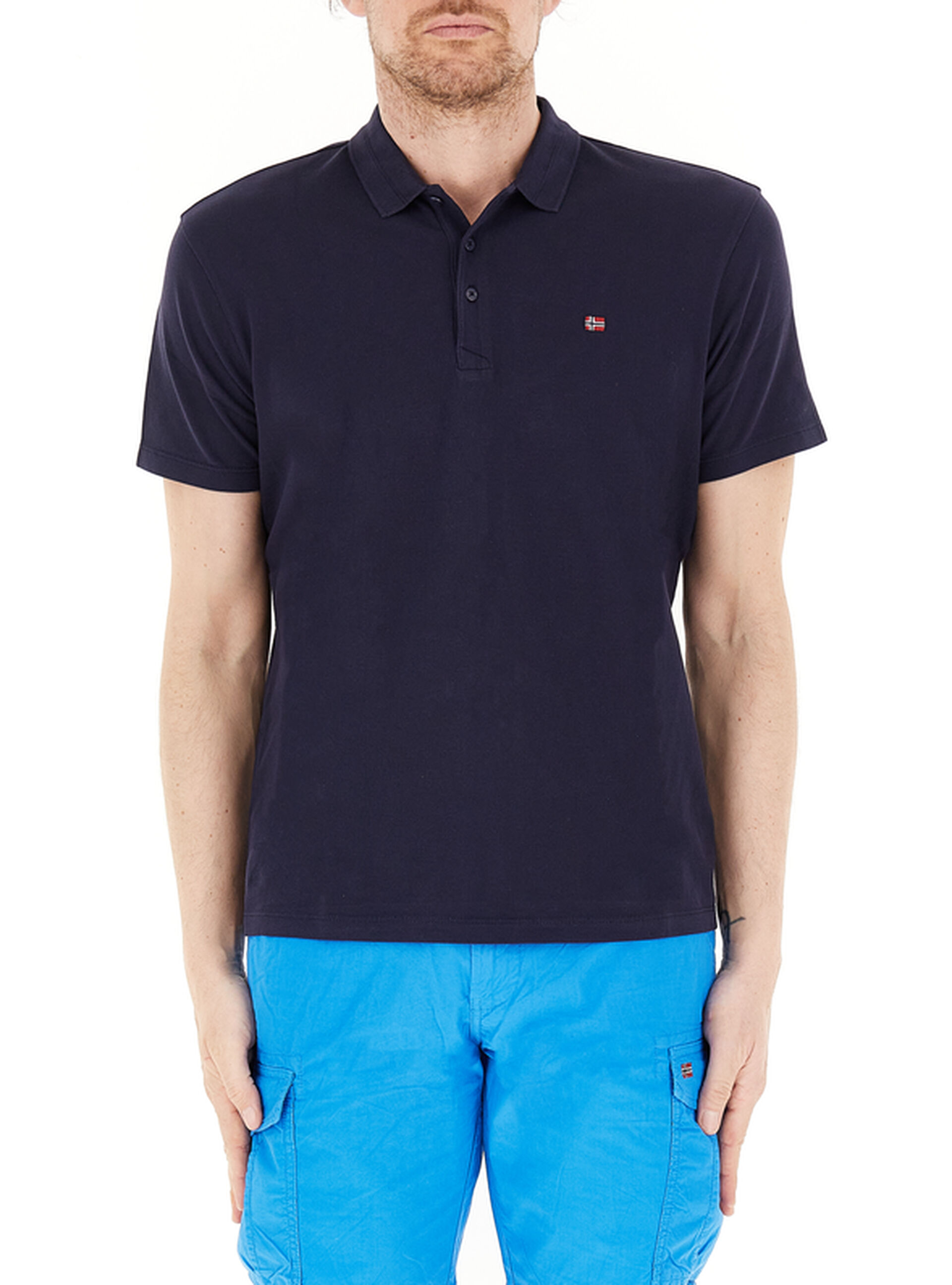Polo maniche corte BLU SCURO