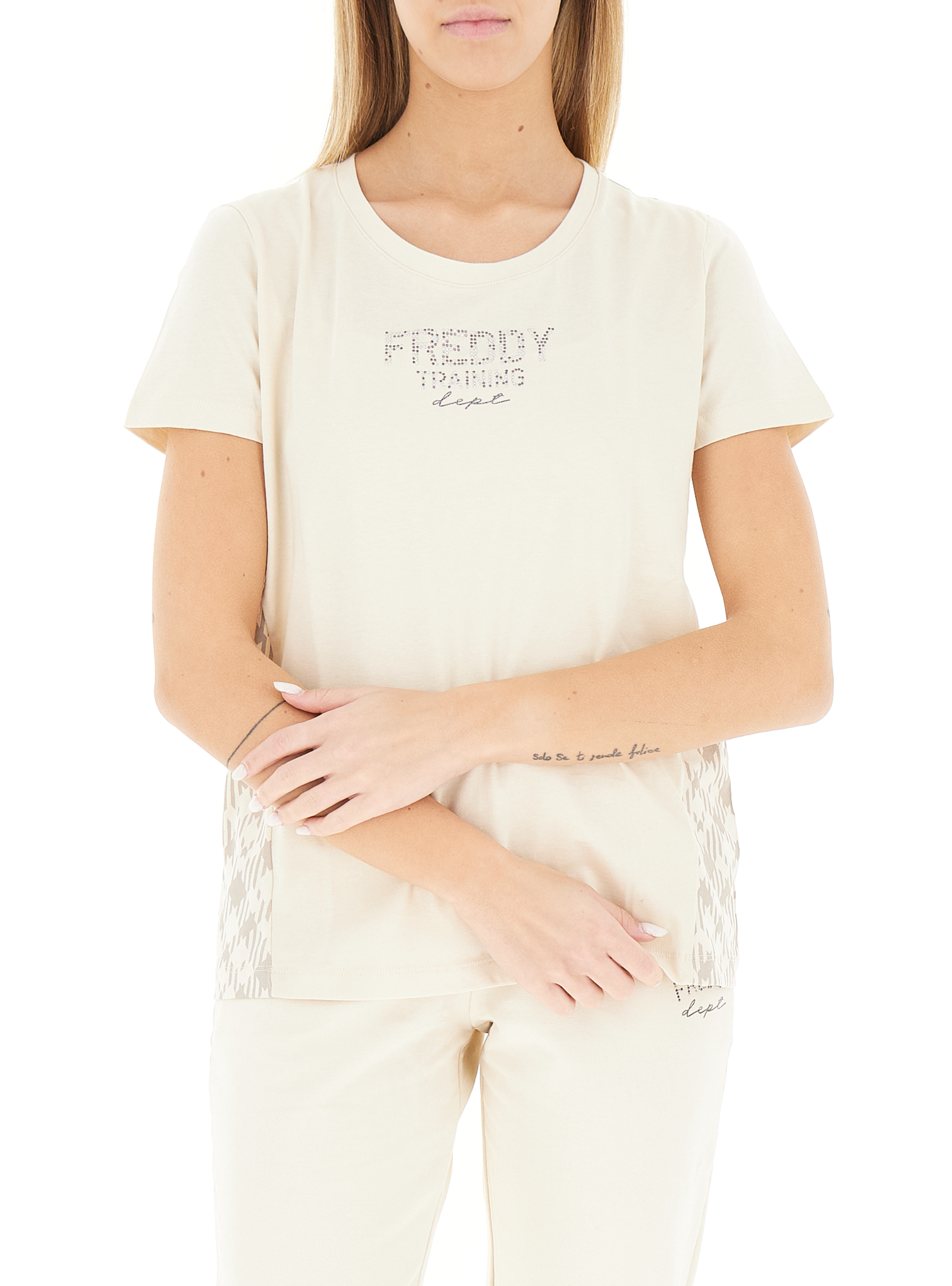 Freddy T-shirt in cotone SABBIA
