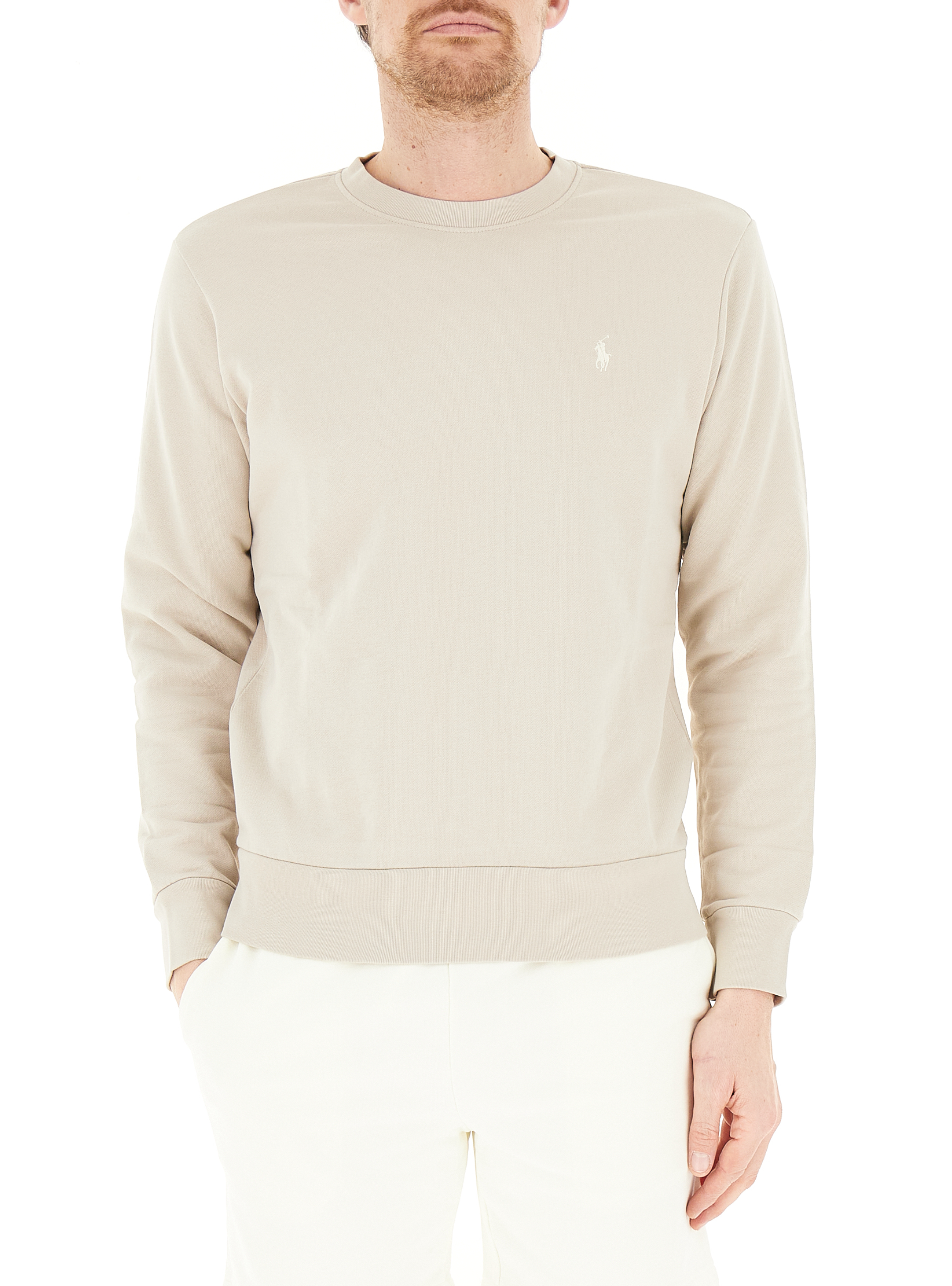 Felpa girocollo POLO BEIGE XL