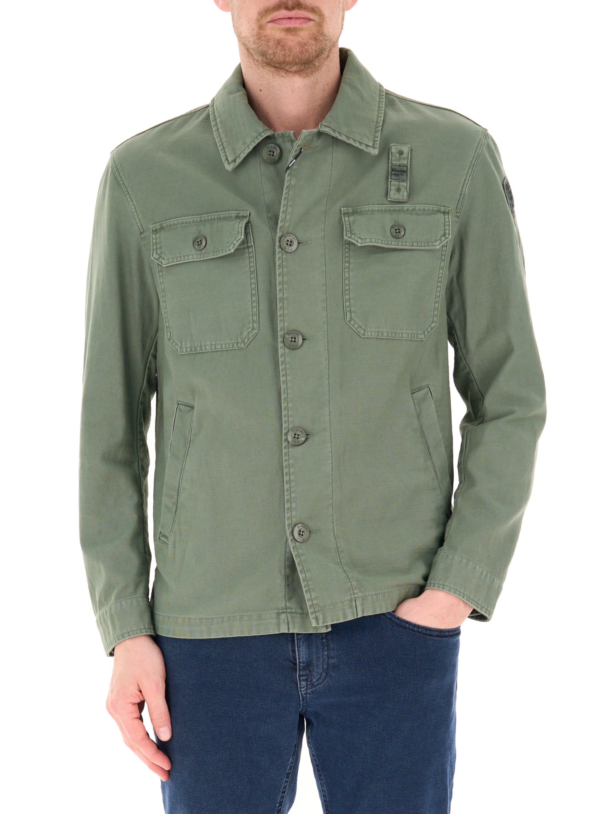 Giacca overshirt VERDE MILITARE