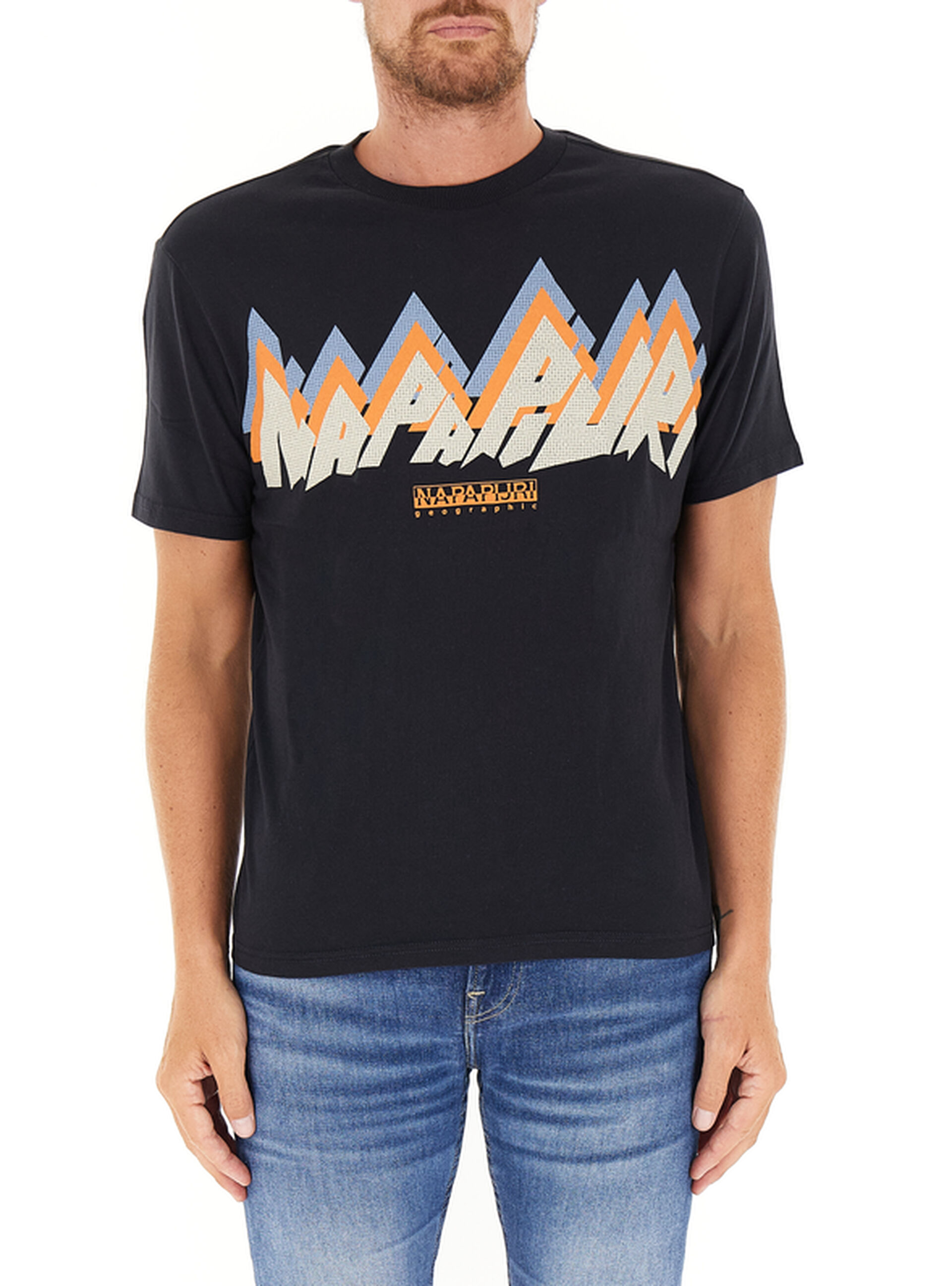 Napapijri T-shirt girocollo NERO