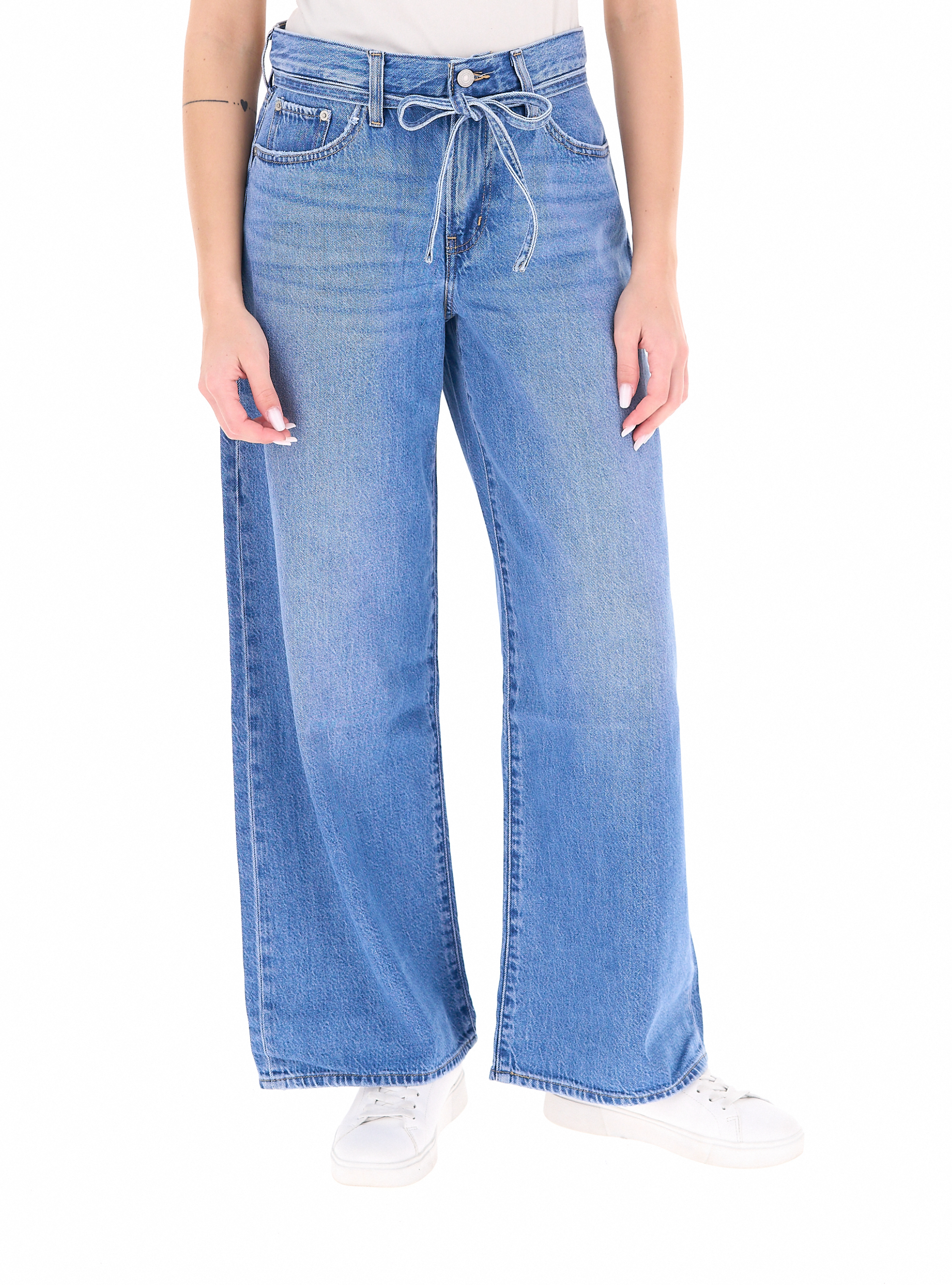 Jeans wide leg LEVI'S BLU CHIARO
