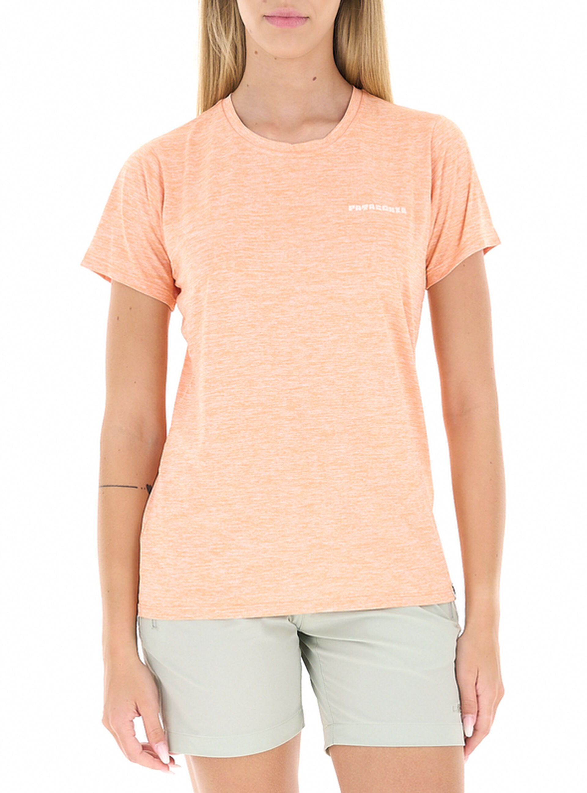 T-shirt tessuto tecnico ARANCIO CHIARO S