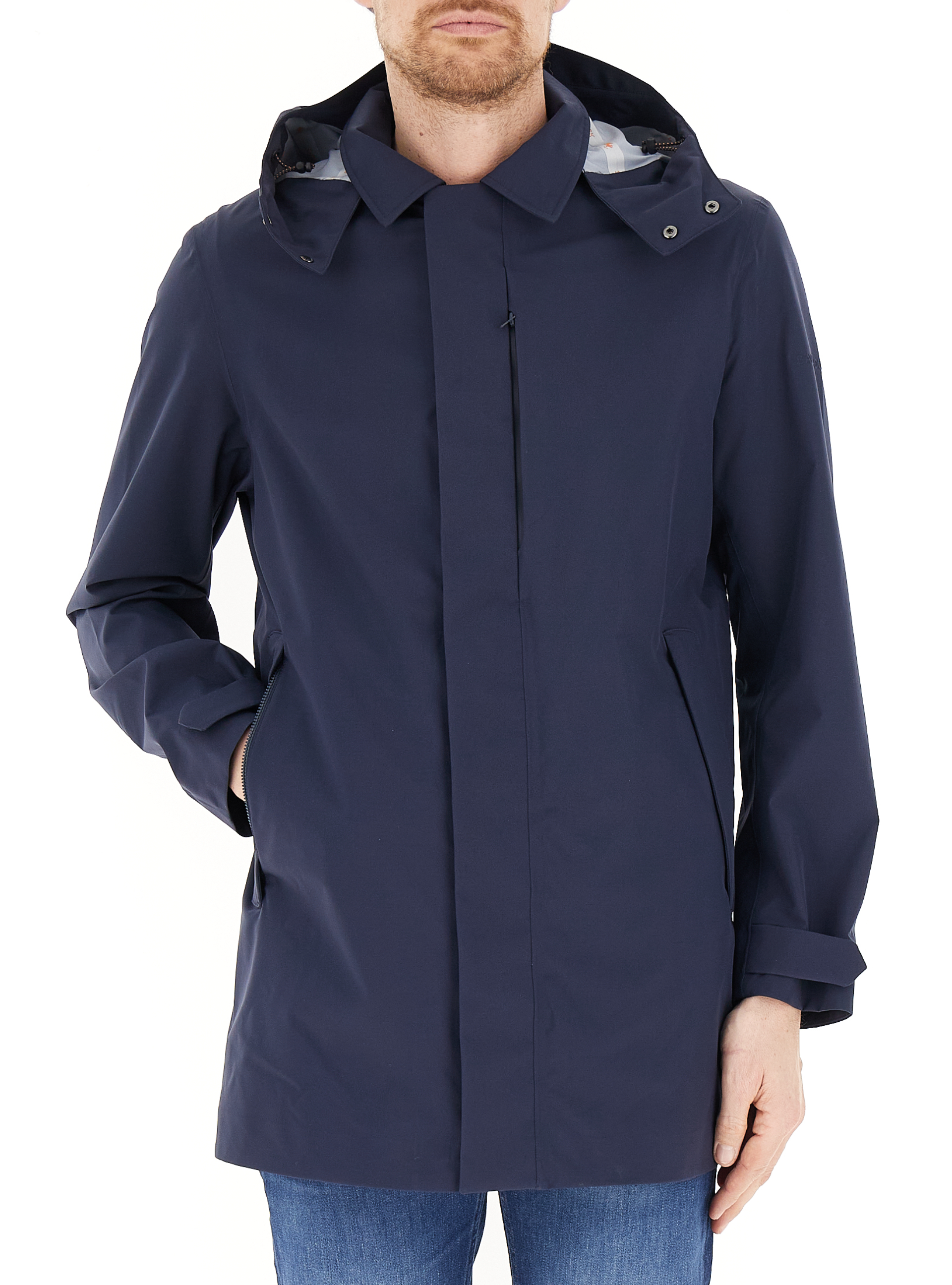 Parka con cappuccio BLU NAVY