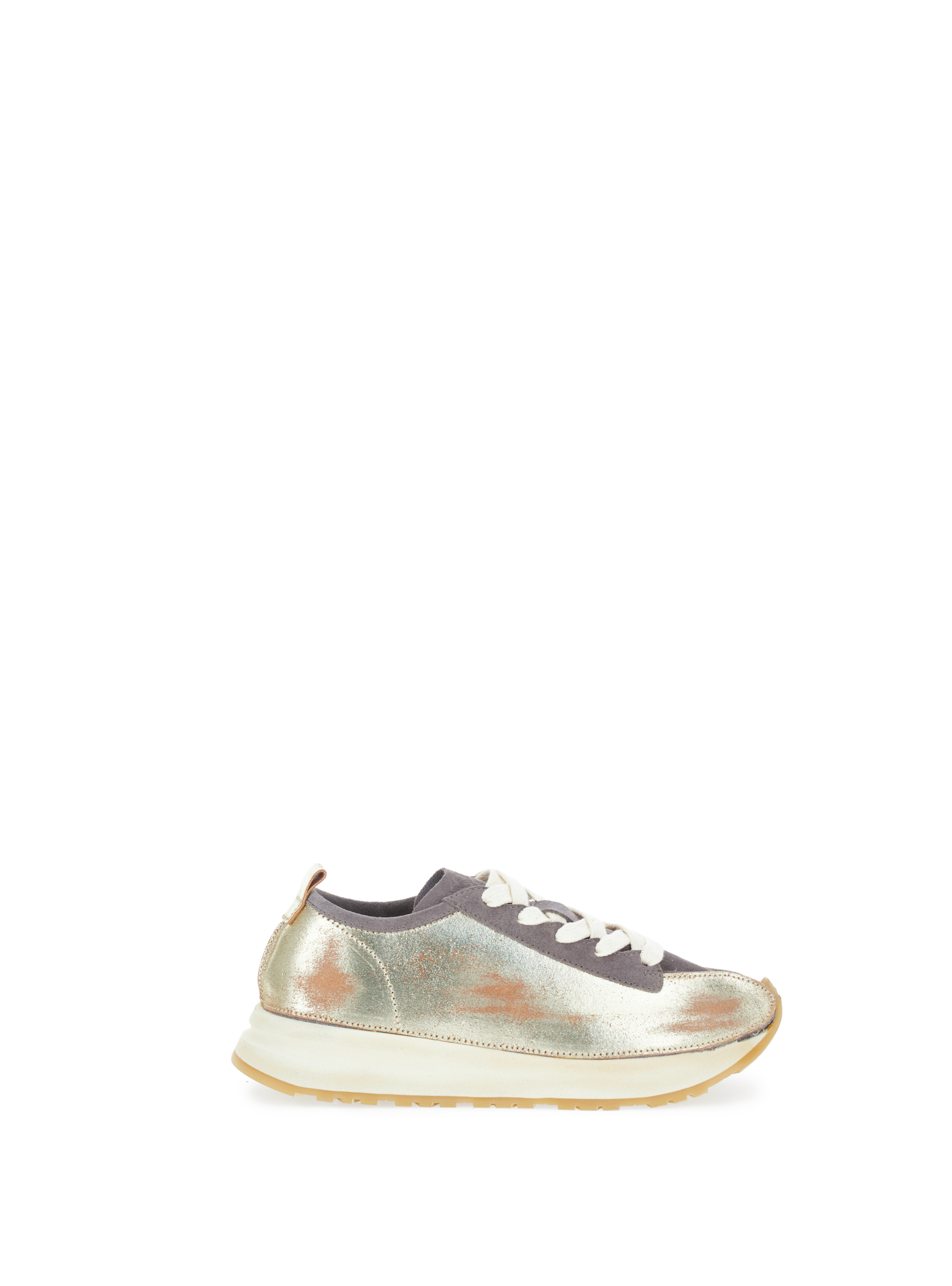 MOMA Sneakers in pelle PLATINO