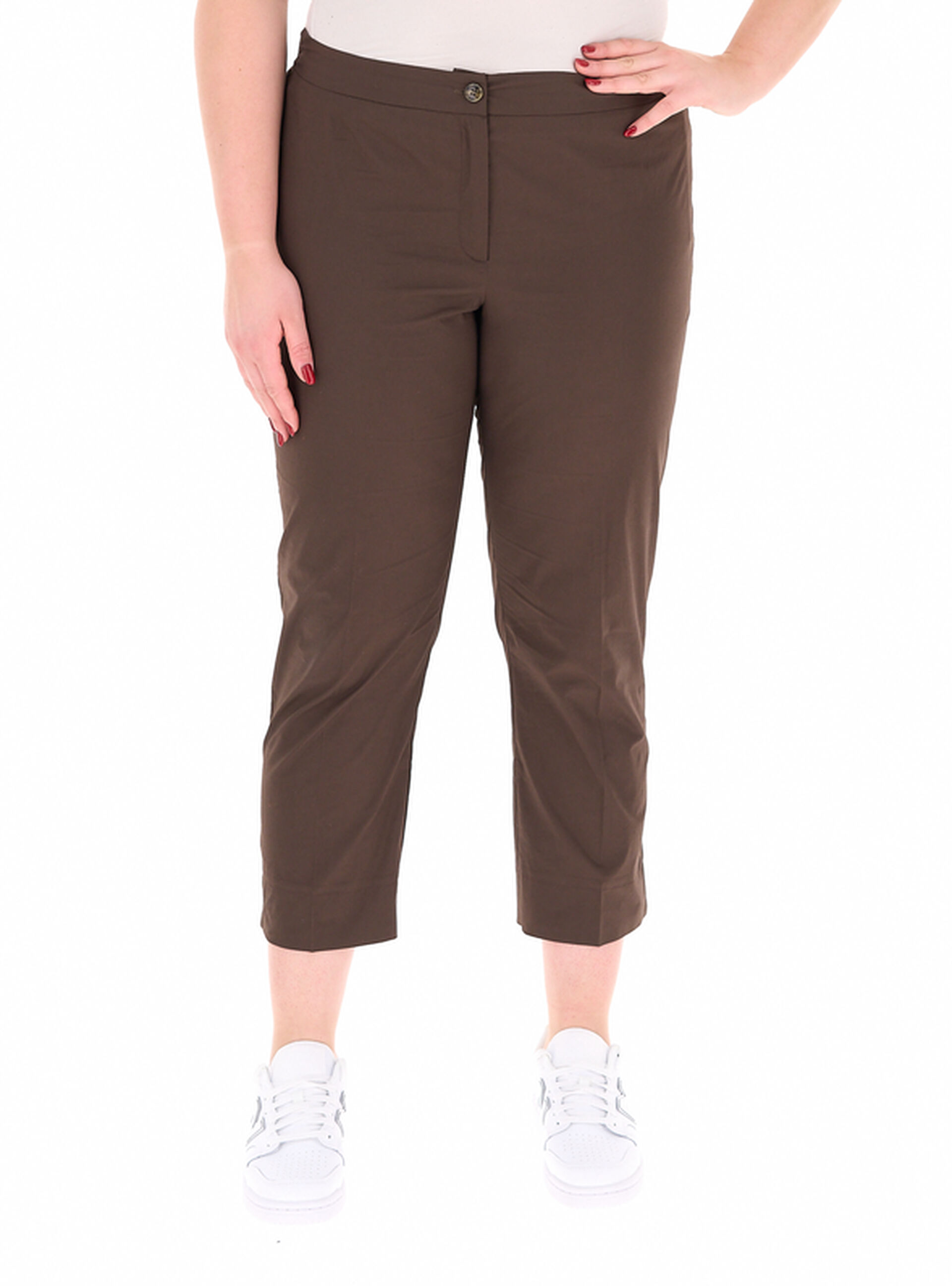 Pantalone cropped MARRONE 27