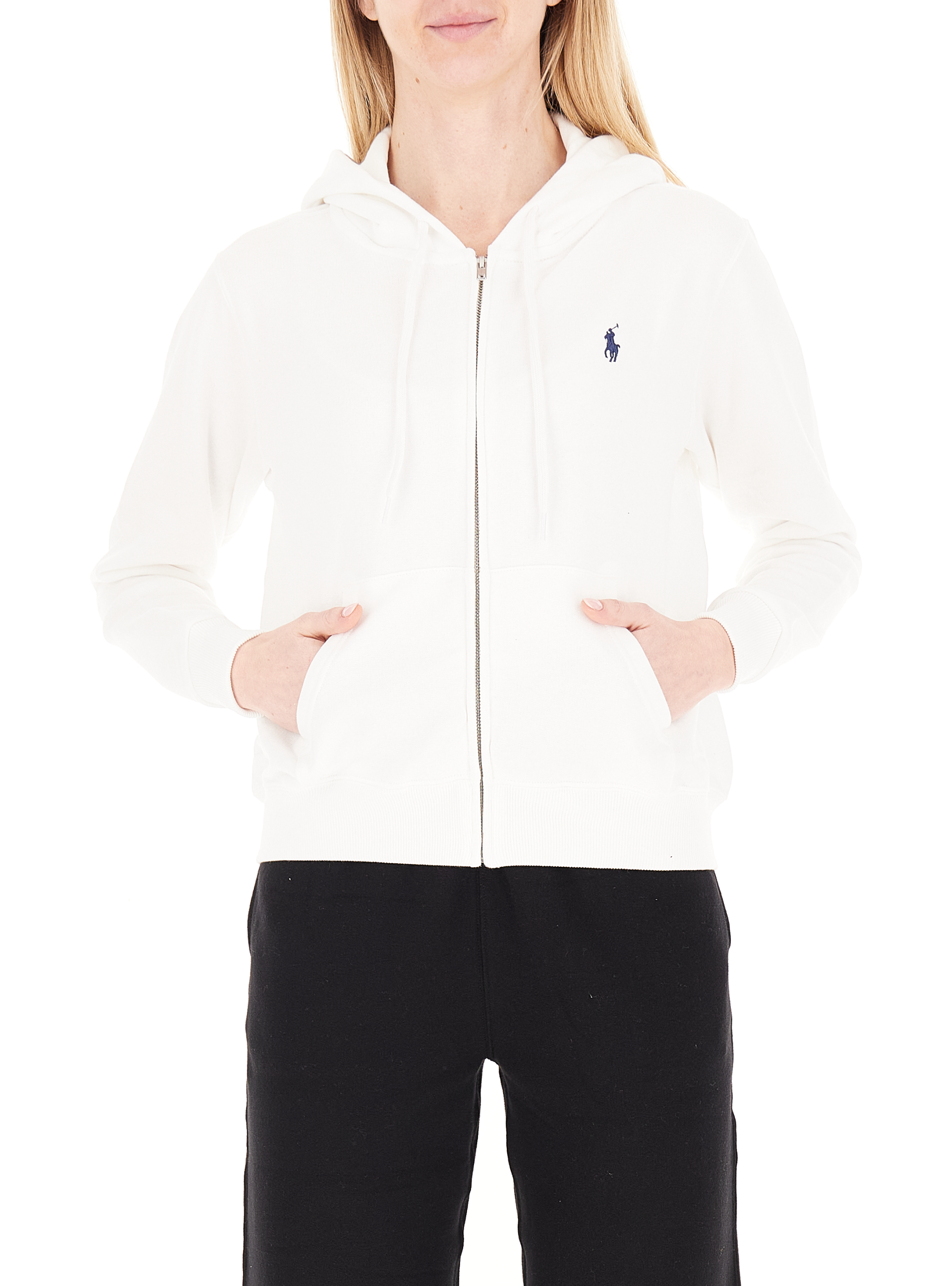 Felpa con cappuccio POLO BIANCO L