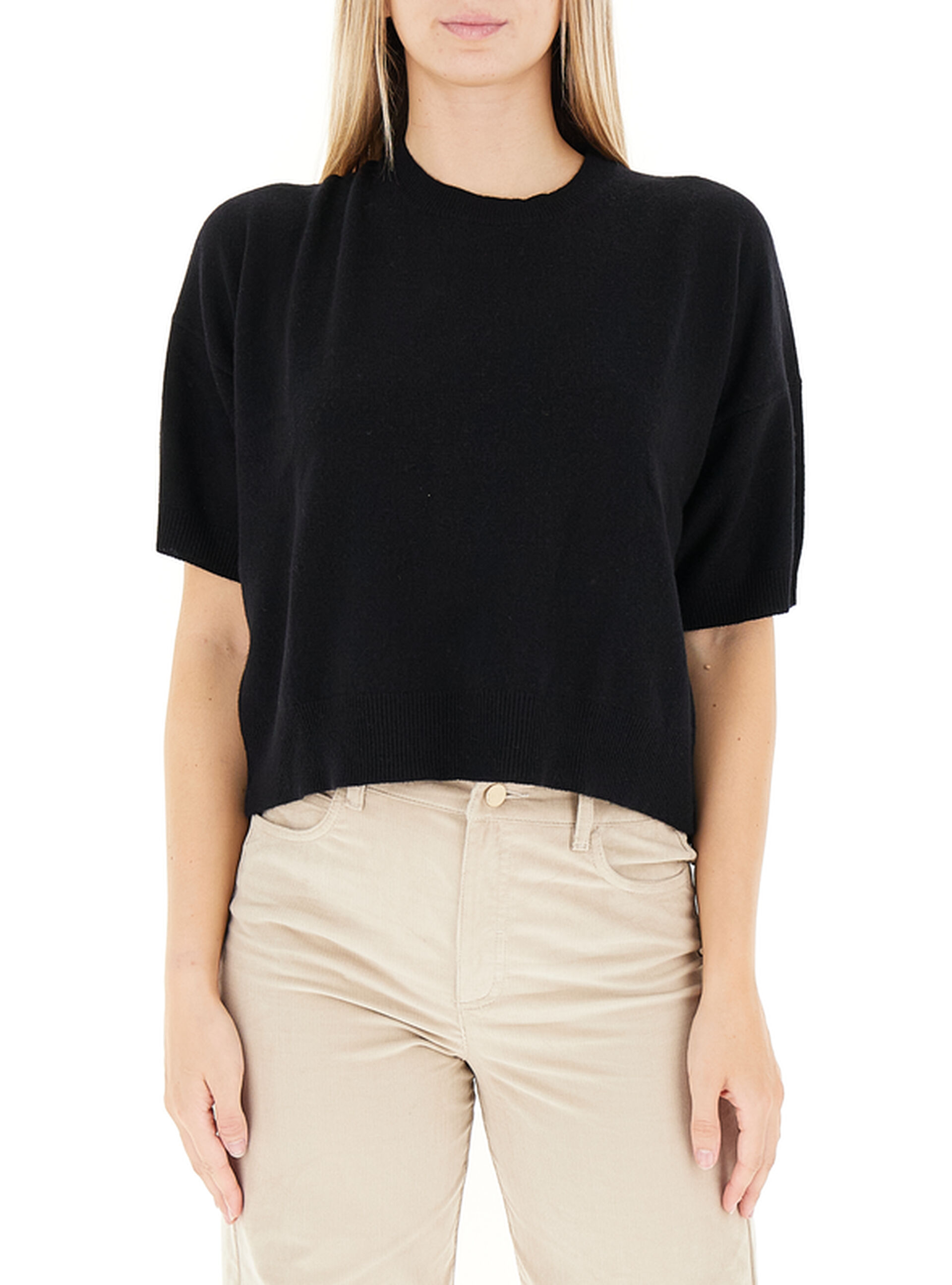 I BLUES Maglia misto lana NERO