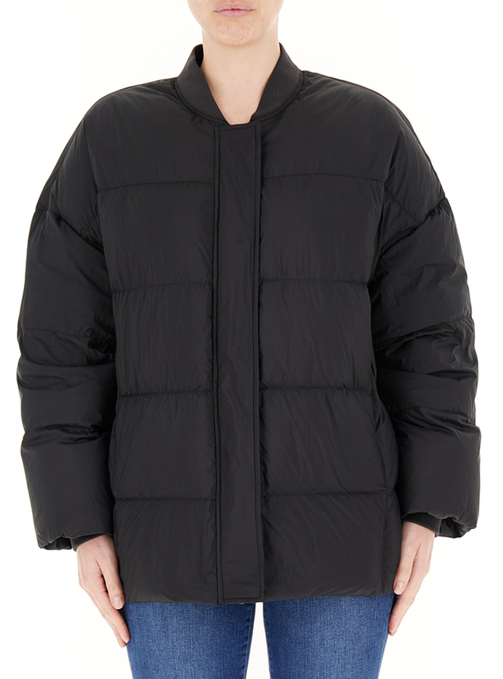 Piumino maniche lunghe NERO S