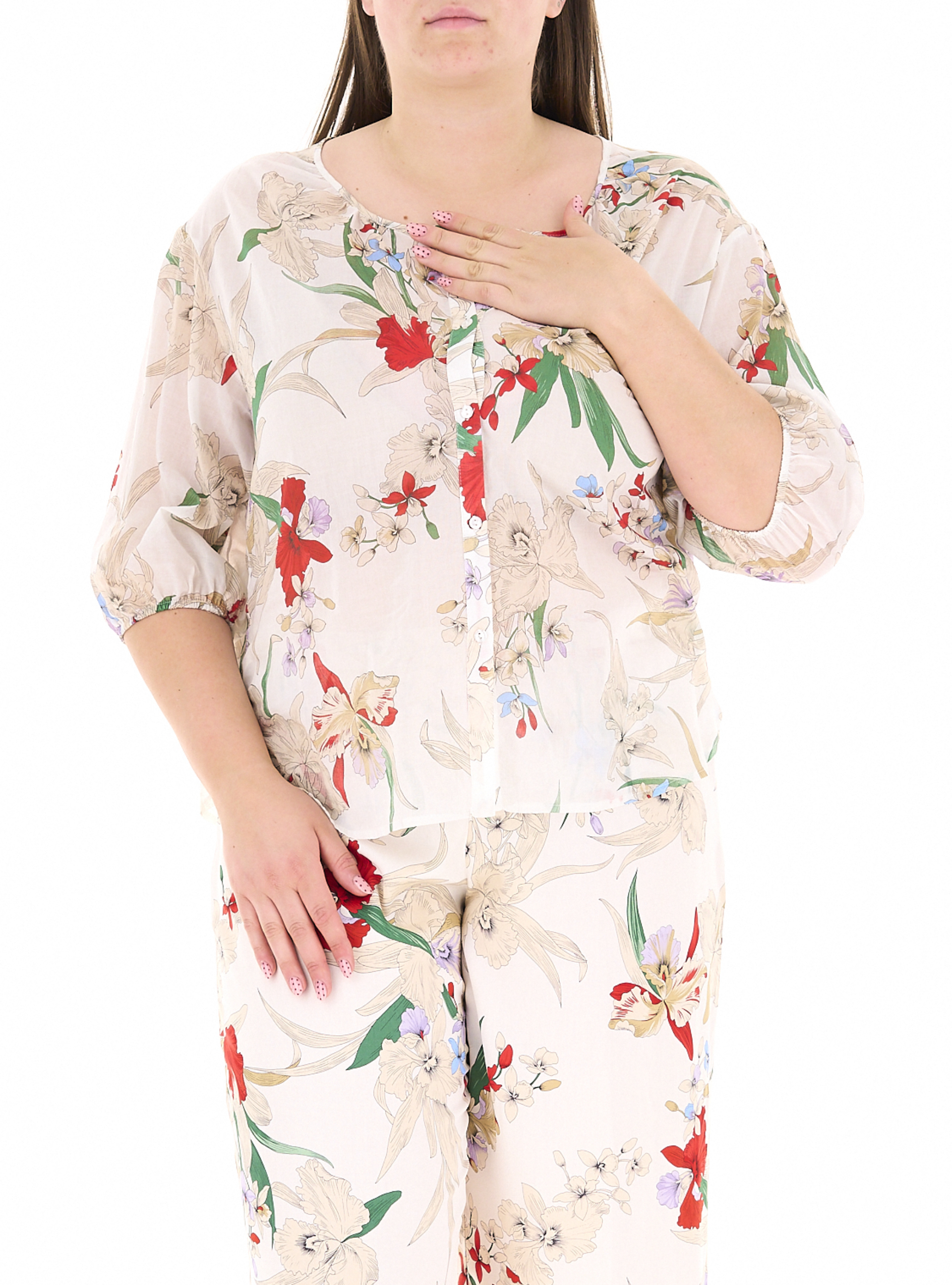 Blusa girocollo LUISA VIOLA