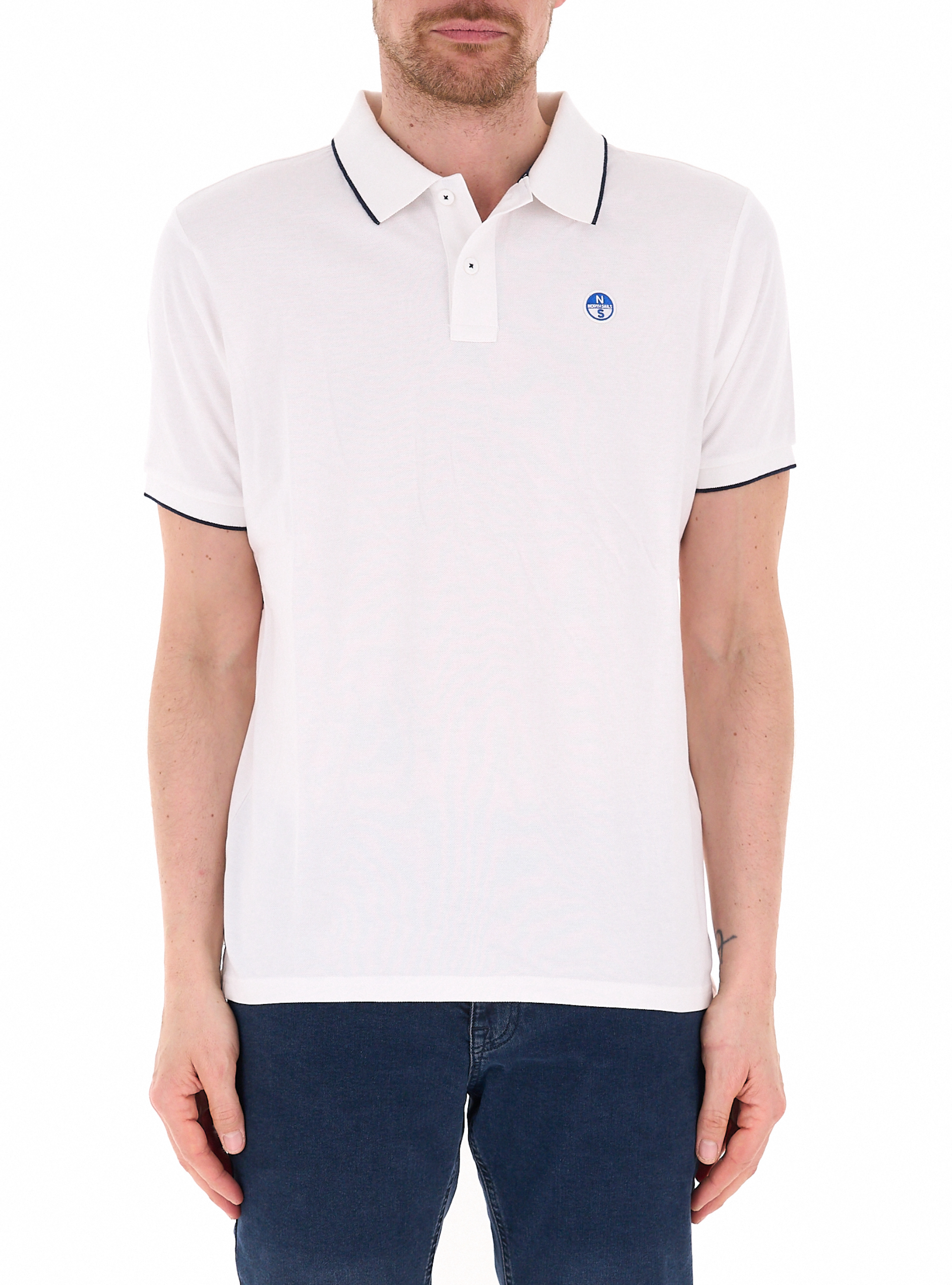 North Sails Polo in cotone PANNA