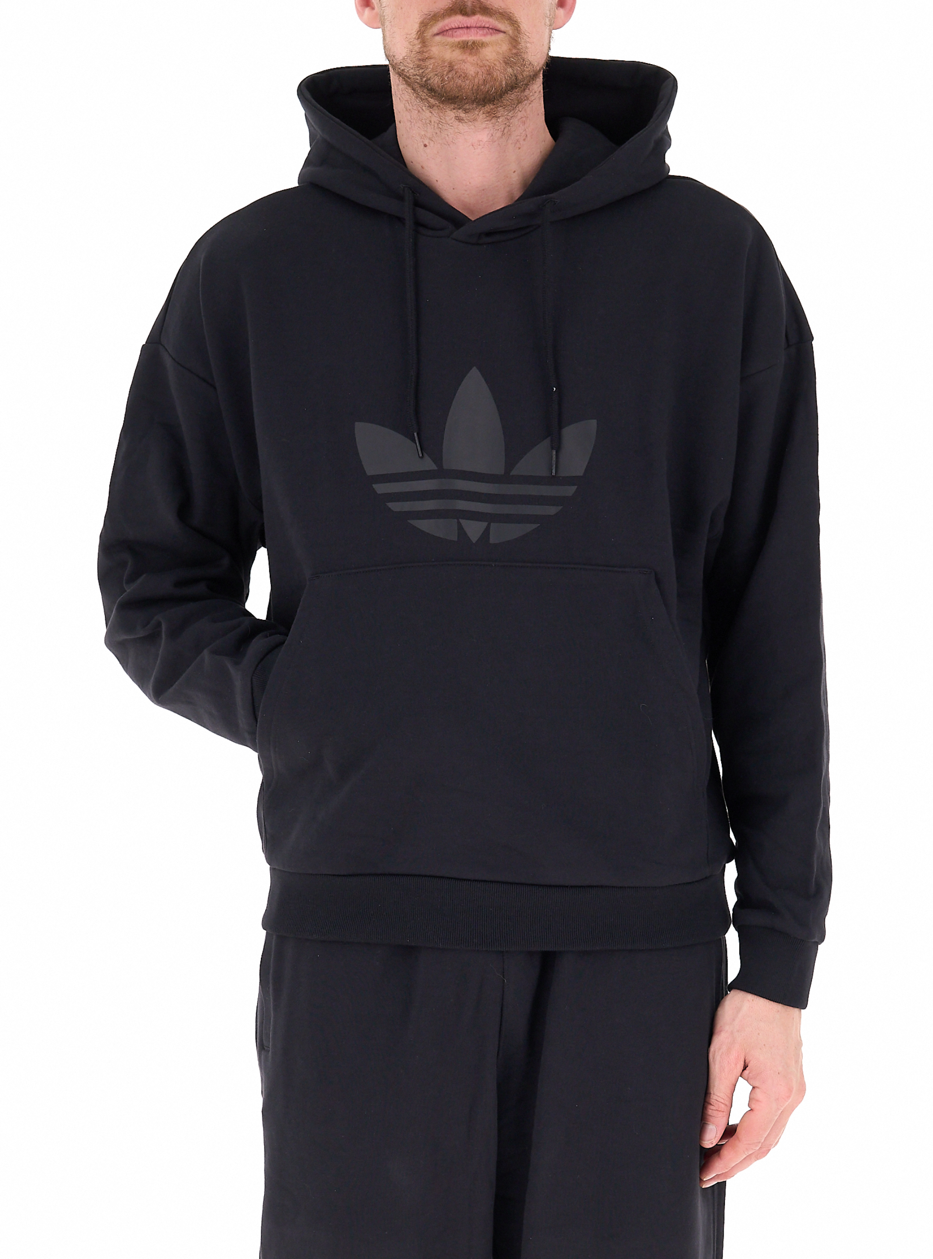 Adidas Felpa con cappuccio NERO