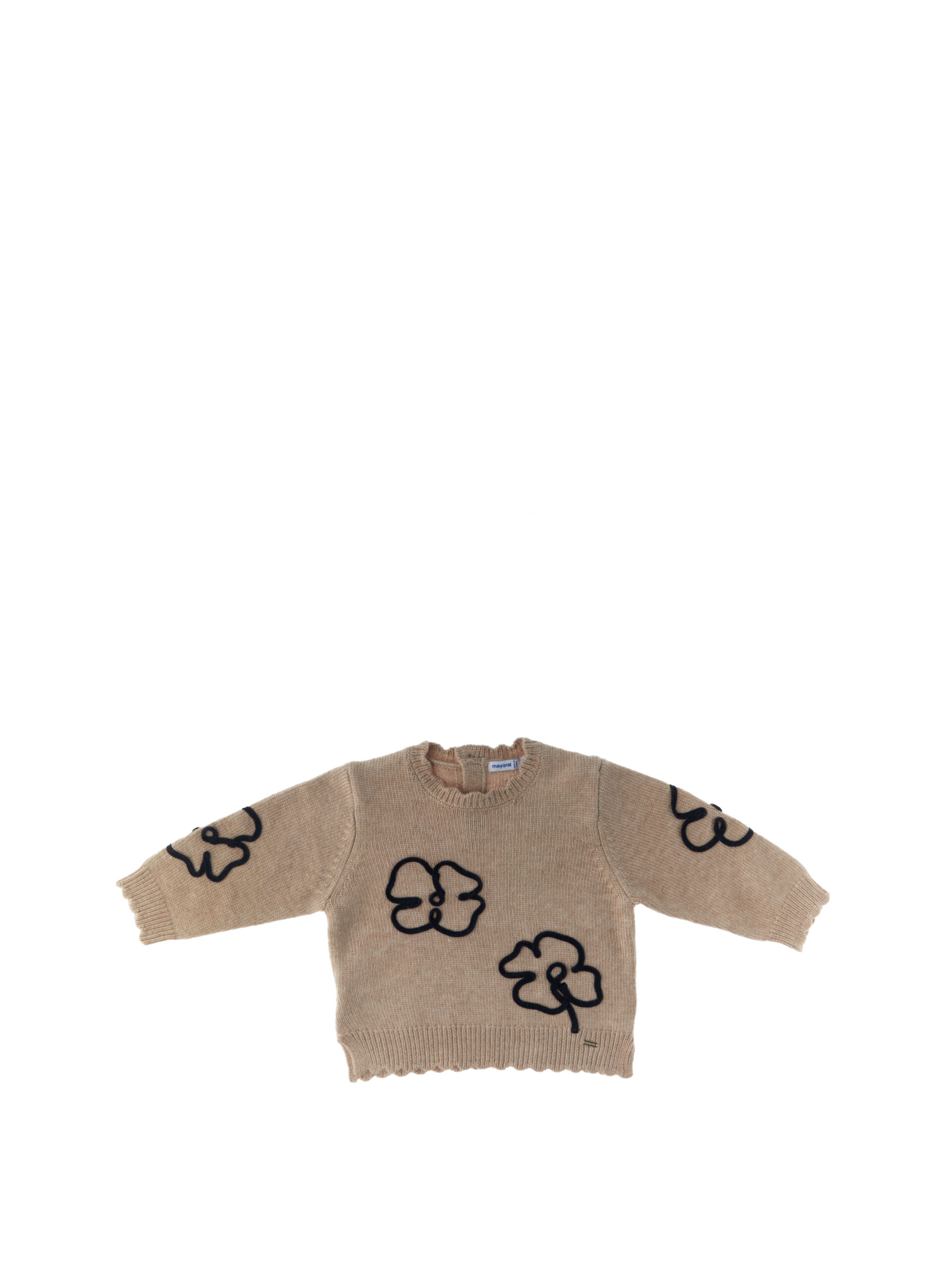 MAYORAL Maglione con ricami BEIGE