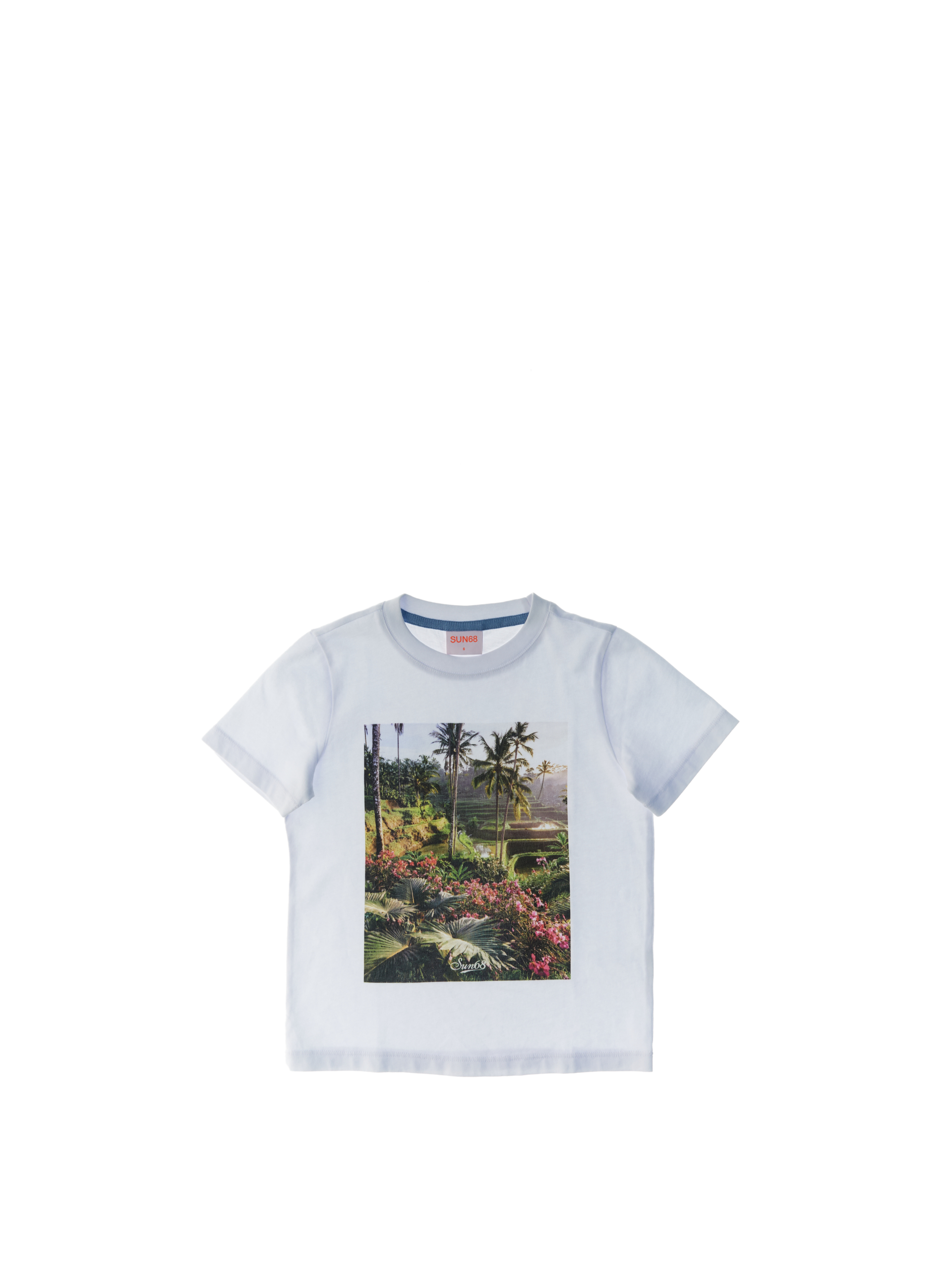 SUN68 T-shirt girocollo PANNA 14A