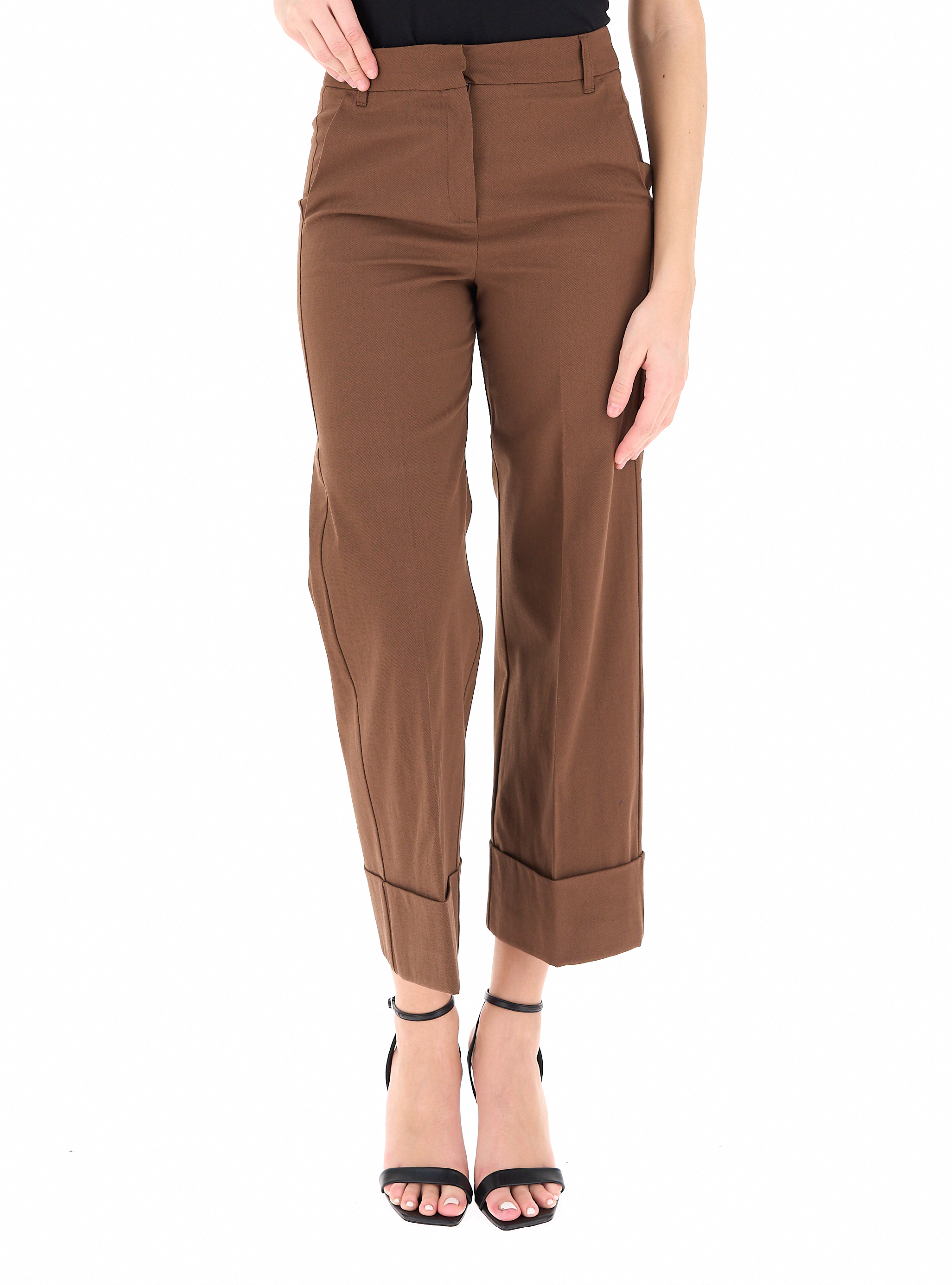 Pantalone a palazzo MARRONE
