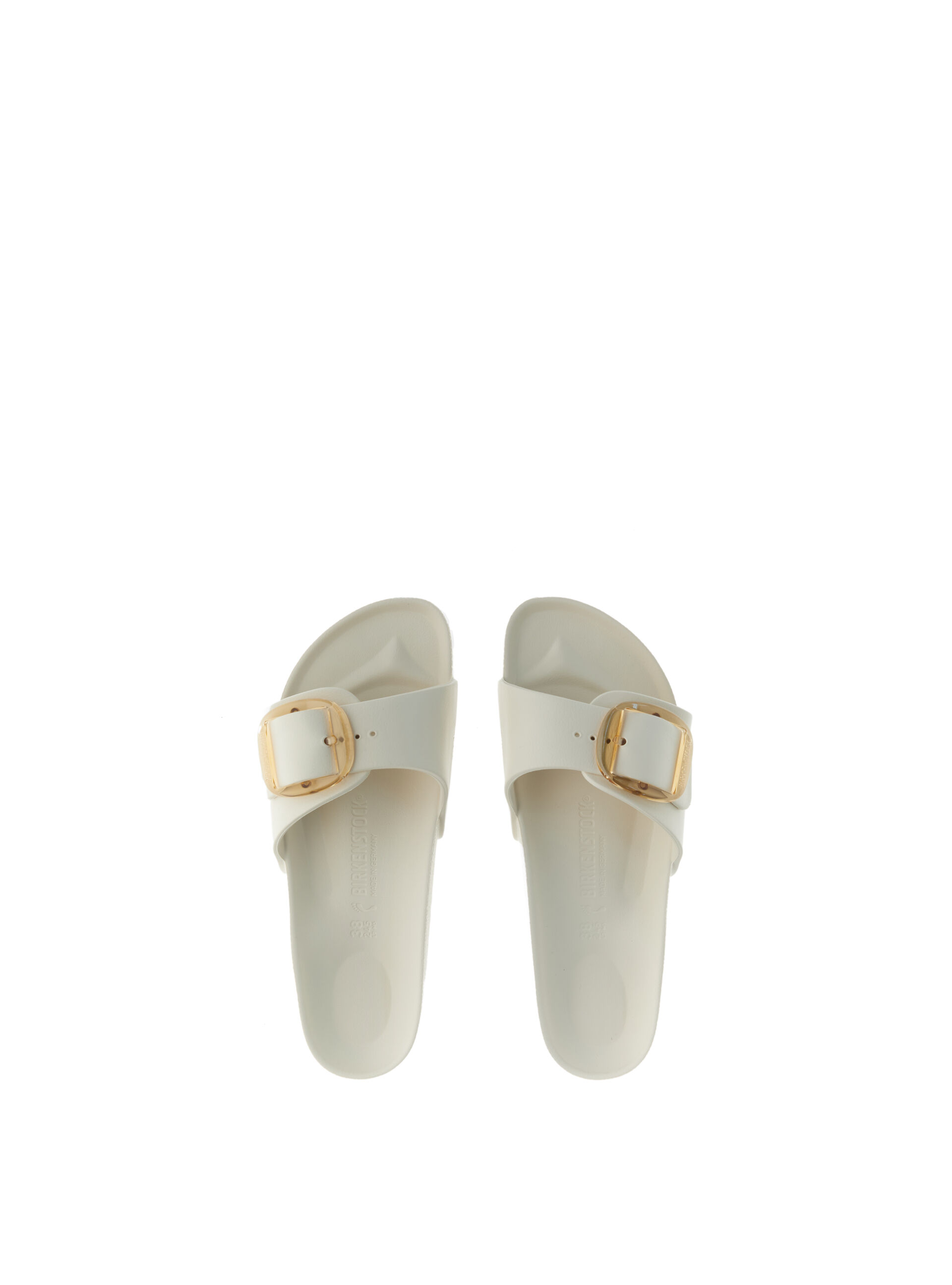 Ciabatte Madrid Big Buckle BIANCO
