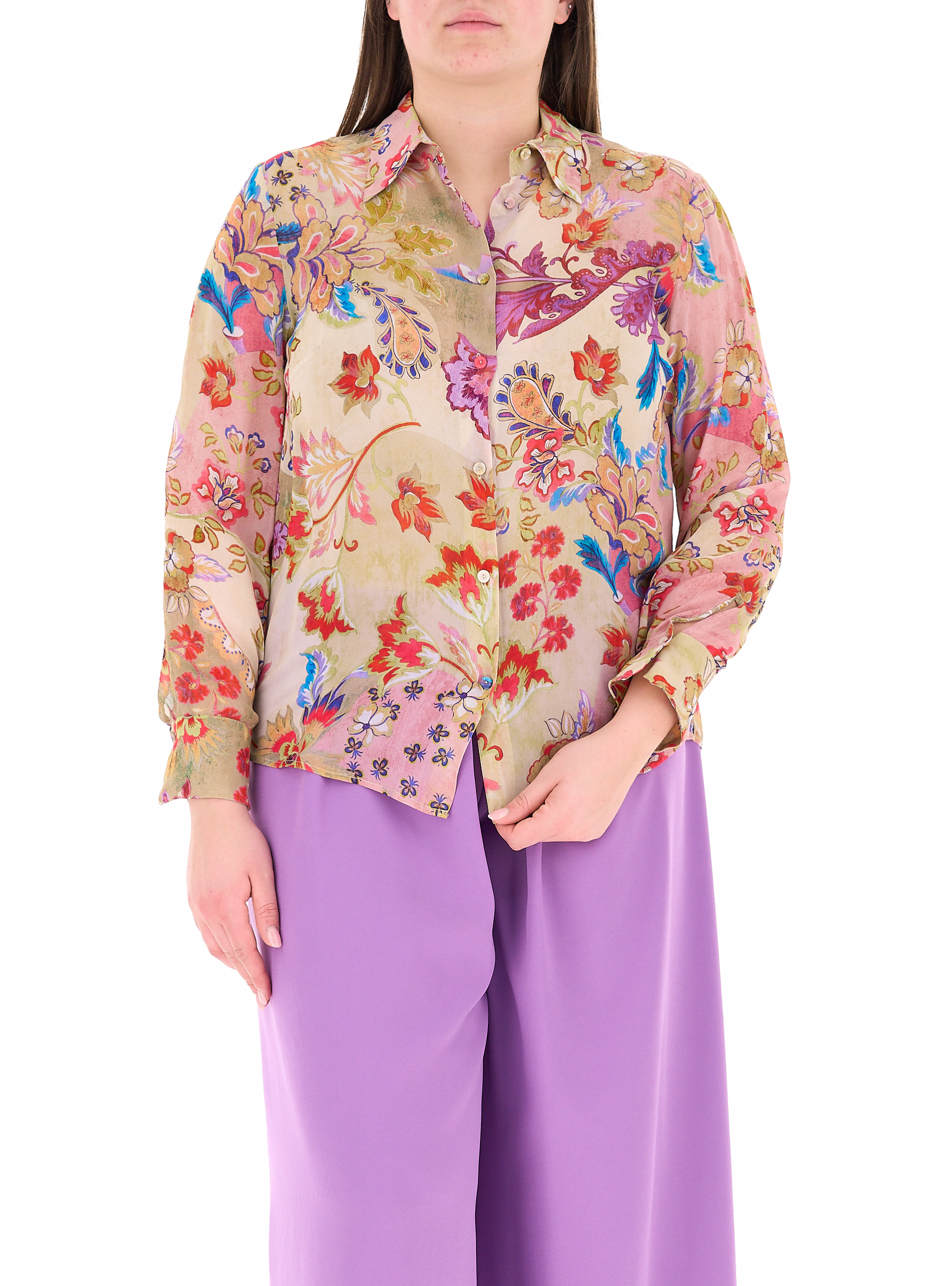 Camicia in viscosa MULTICOLOR