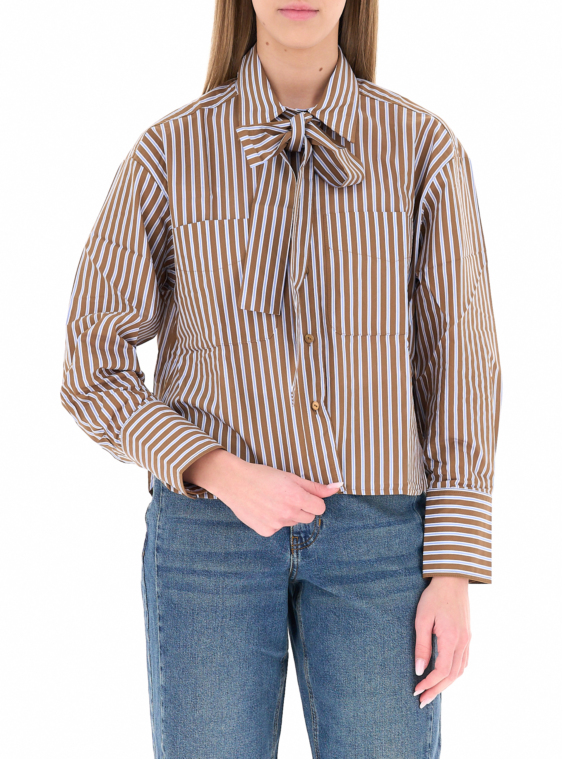 Camicia in cotone BEIGE 38