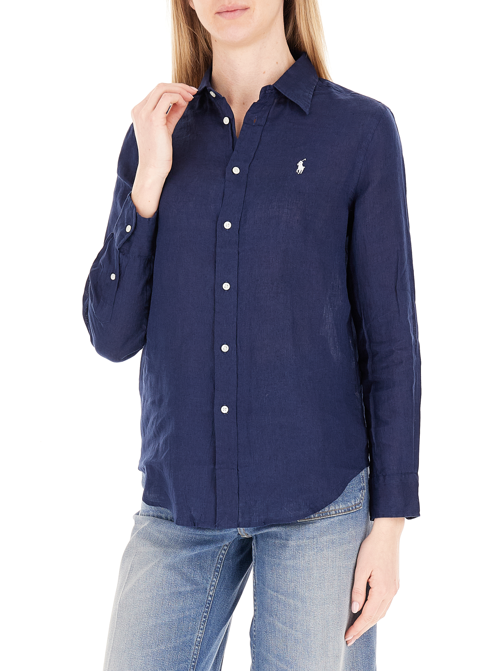 Camicia in lino POLO BLU M