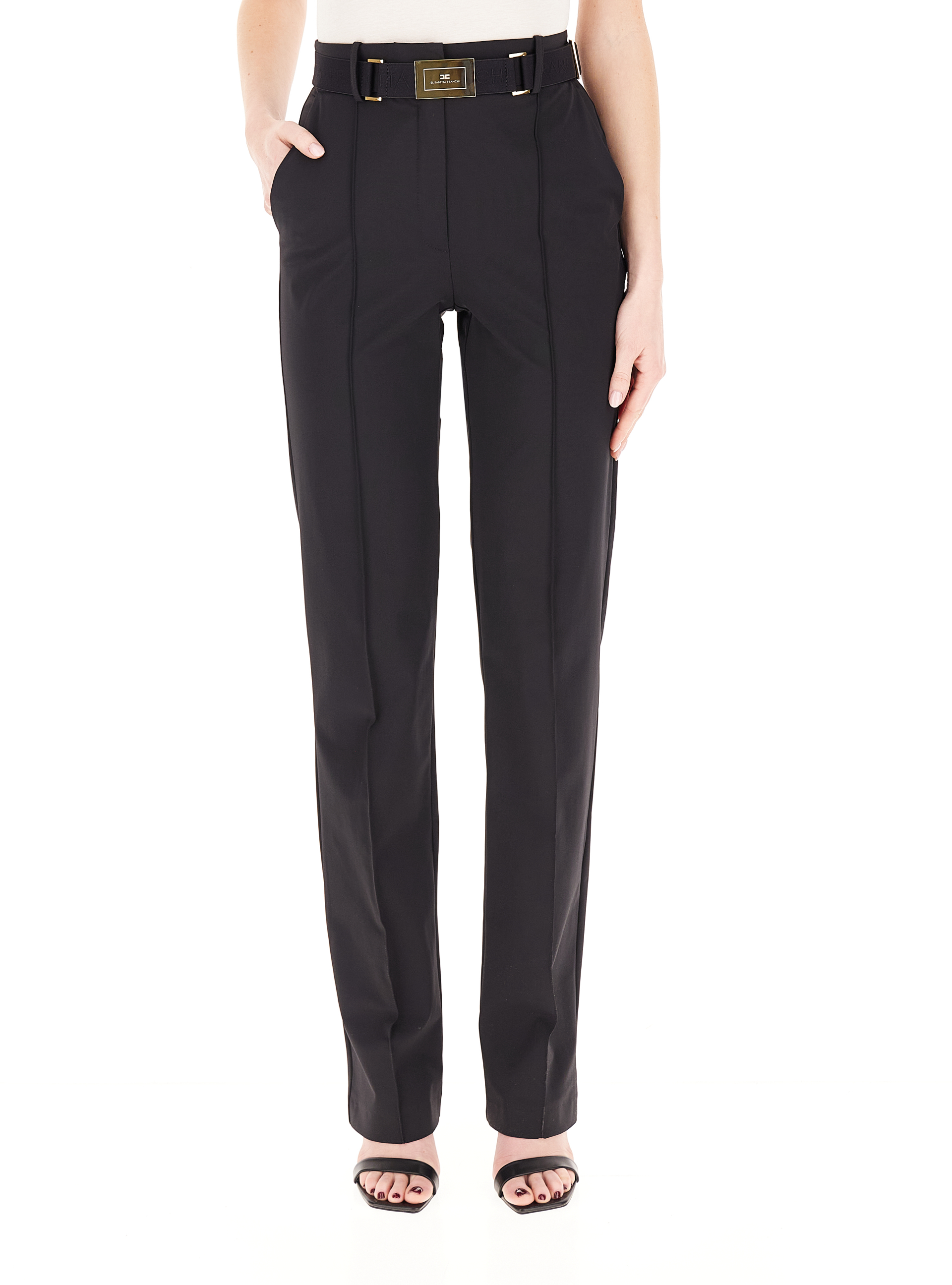 Pantalone straight leg NERO 38