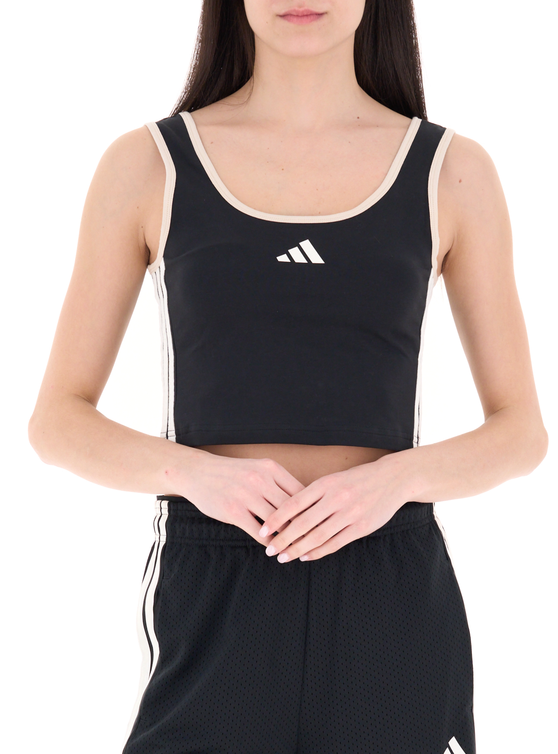 Adidas Canotta in cotone NERO