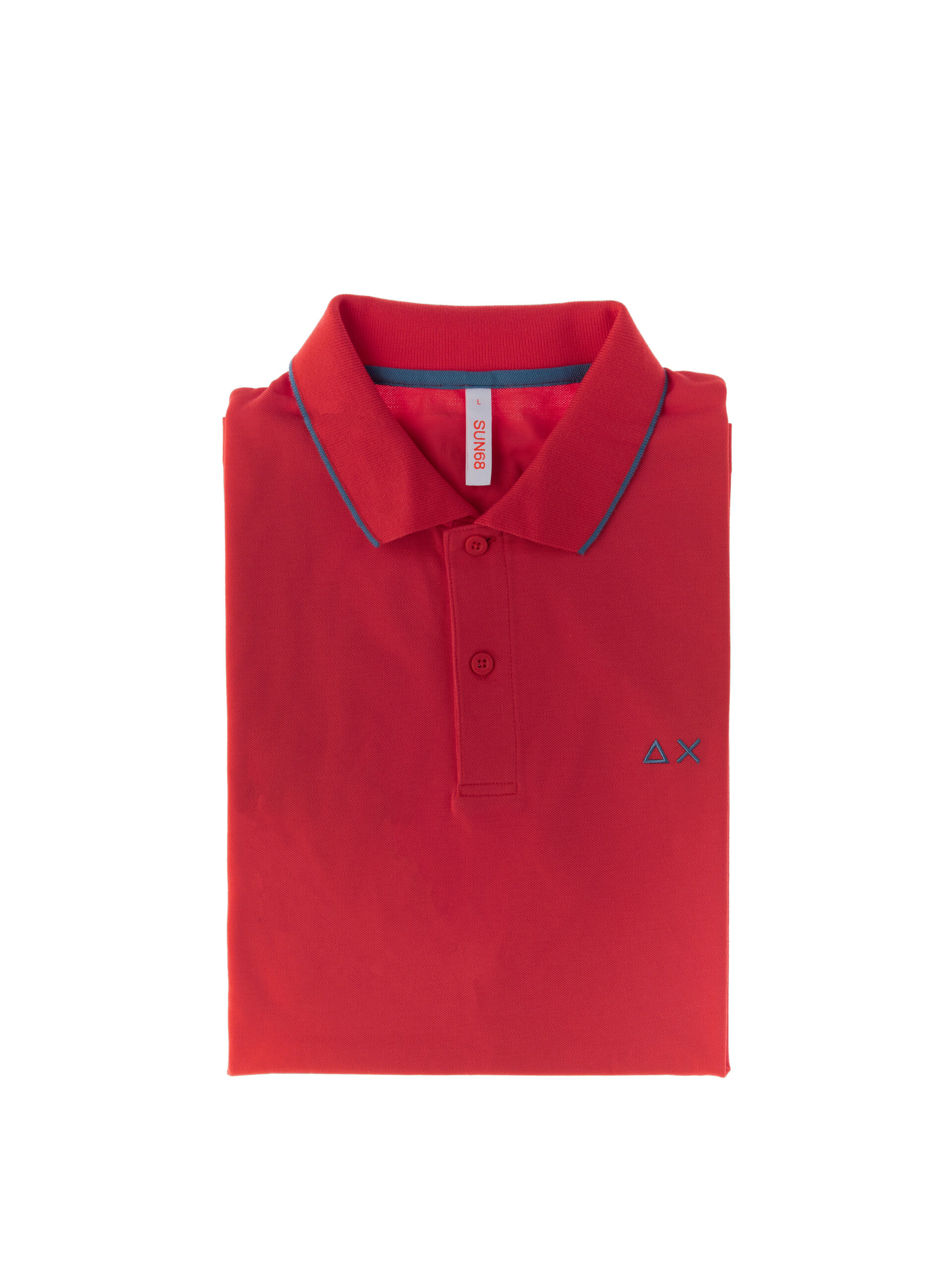 SUN68 Polo maniche corte ROSSO