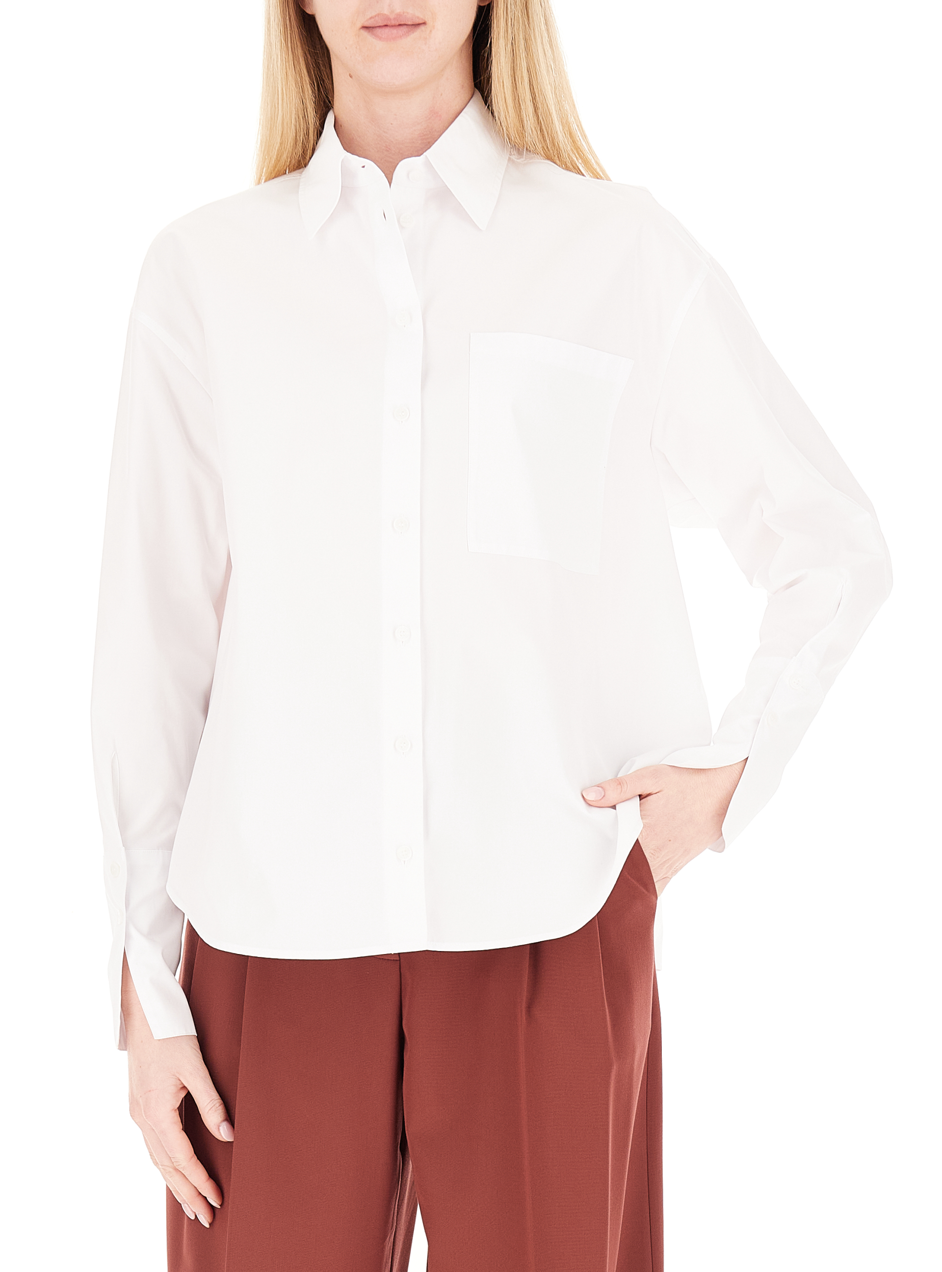 Camicia in cotone BIANCO 44
