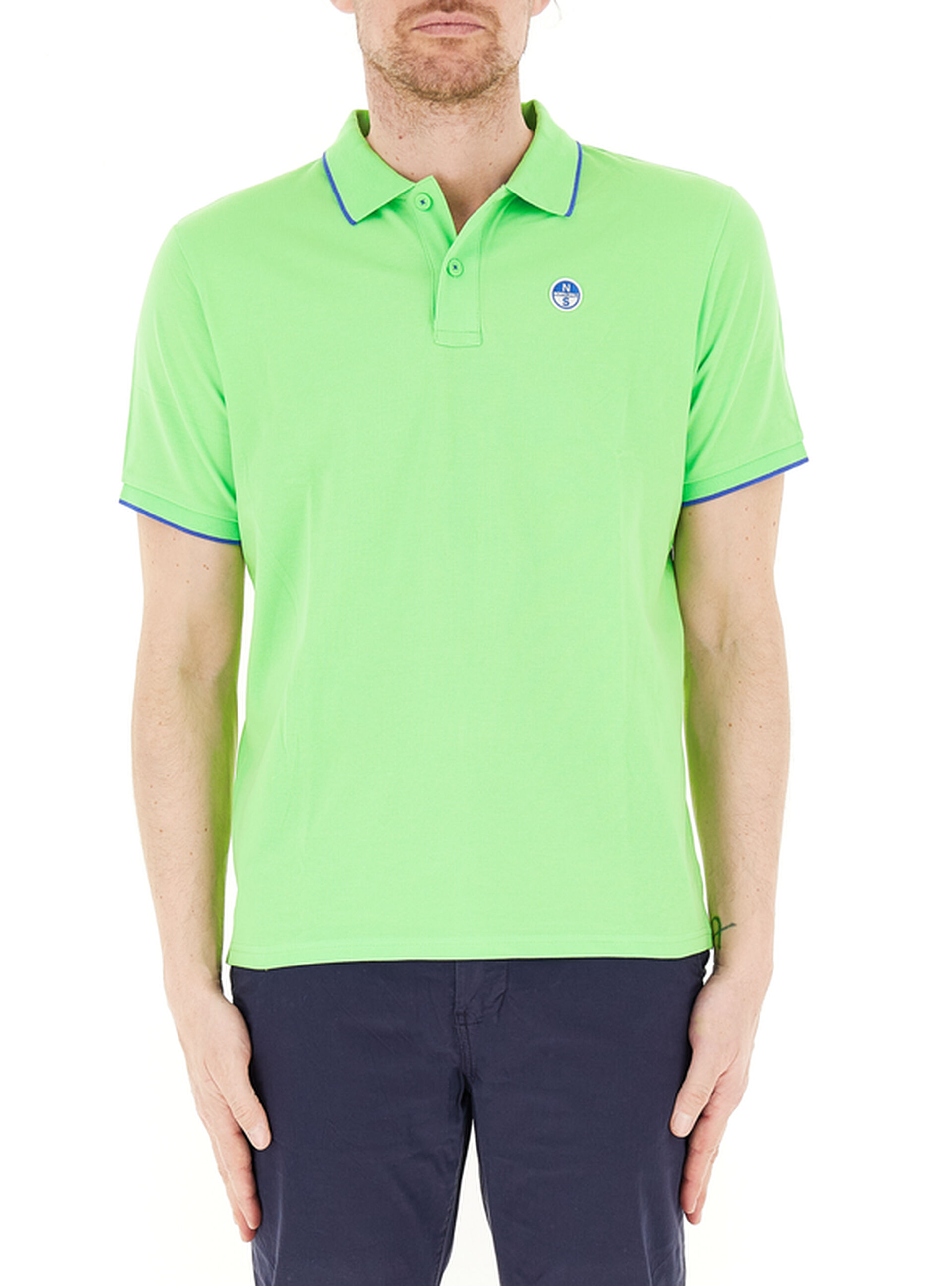 Polo maniche corte VERDE LIME