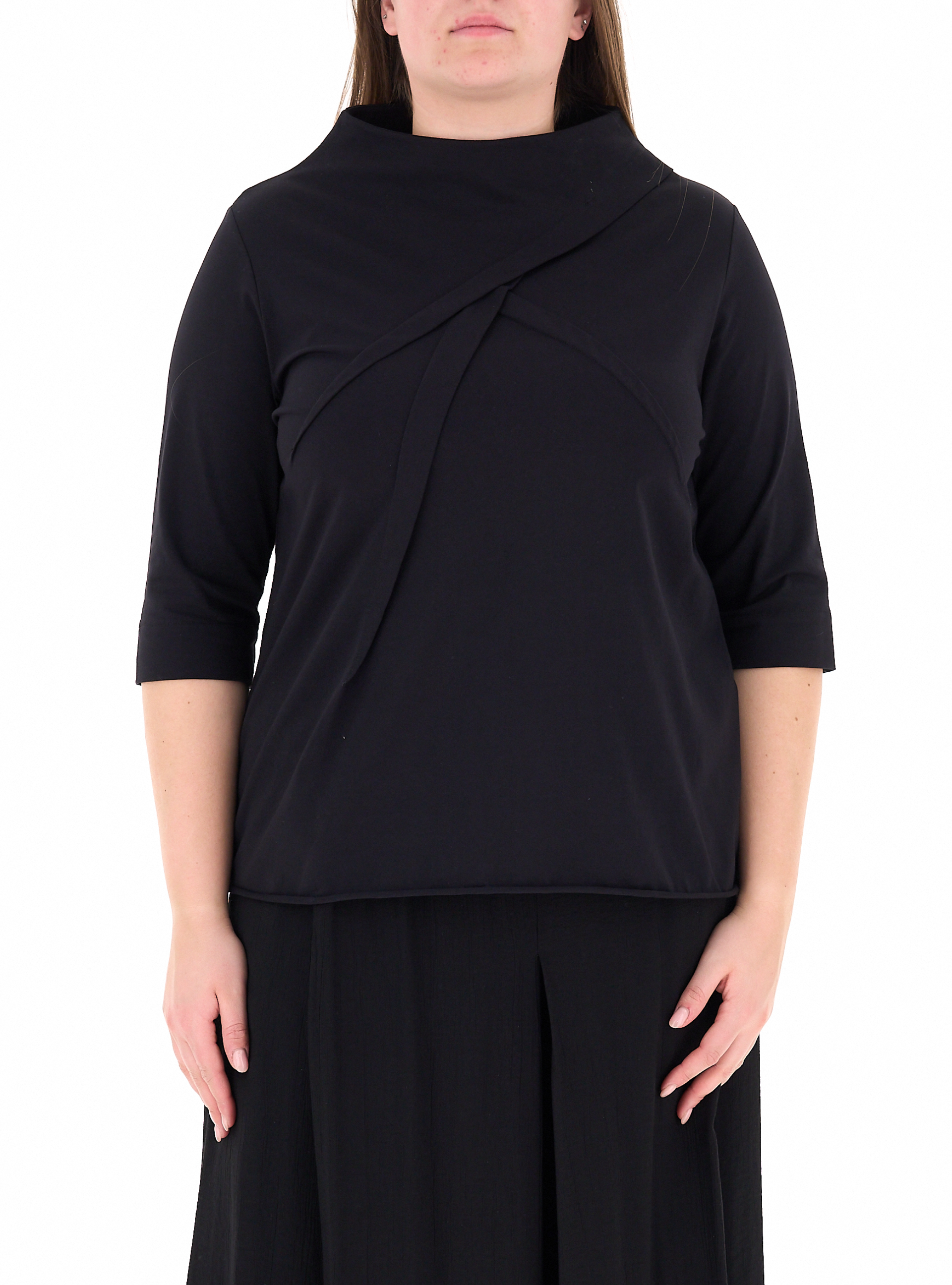JURERE T-shirt maniche 3/4 NERO