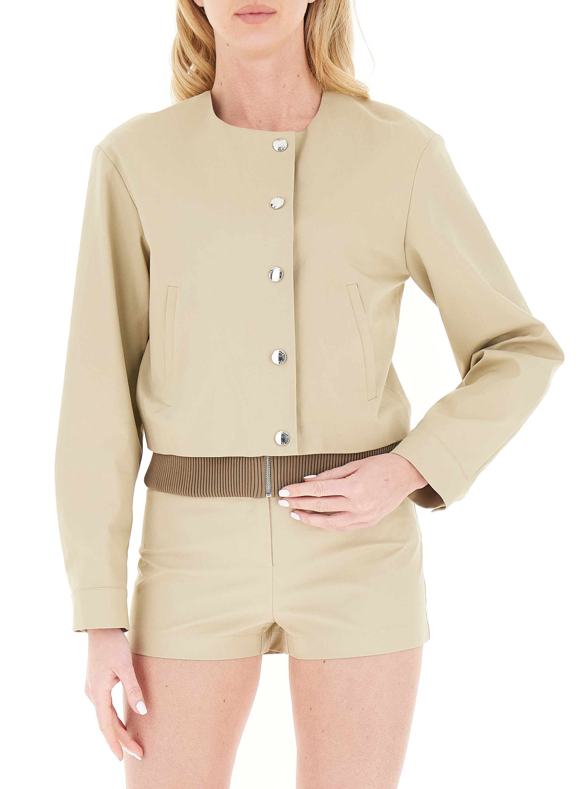 PATRIZIA PEPE Giacca bomber BEIGE