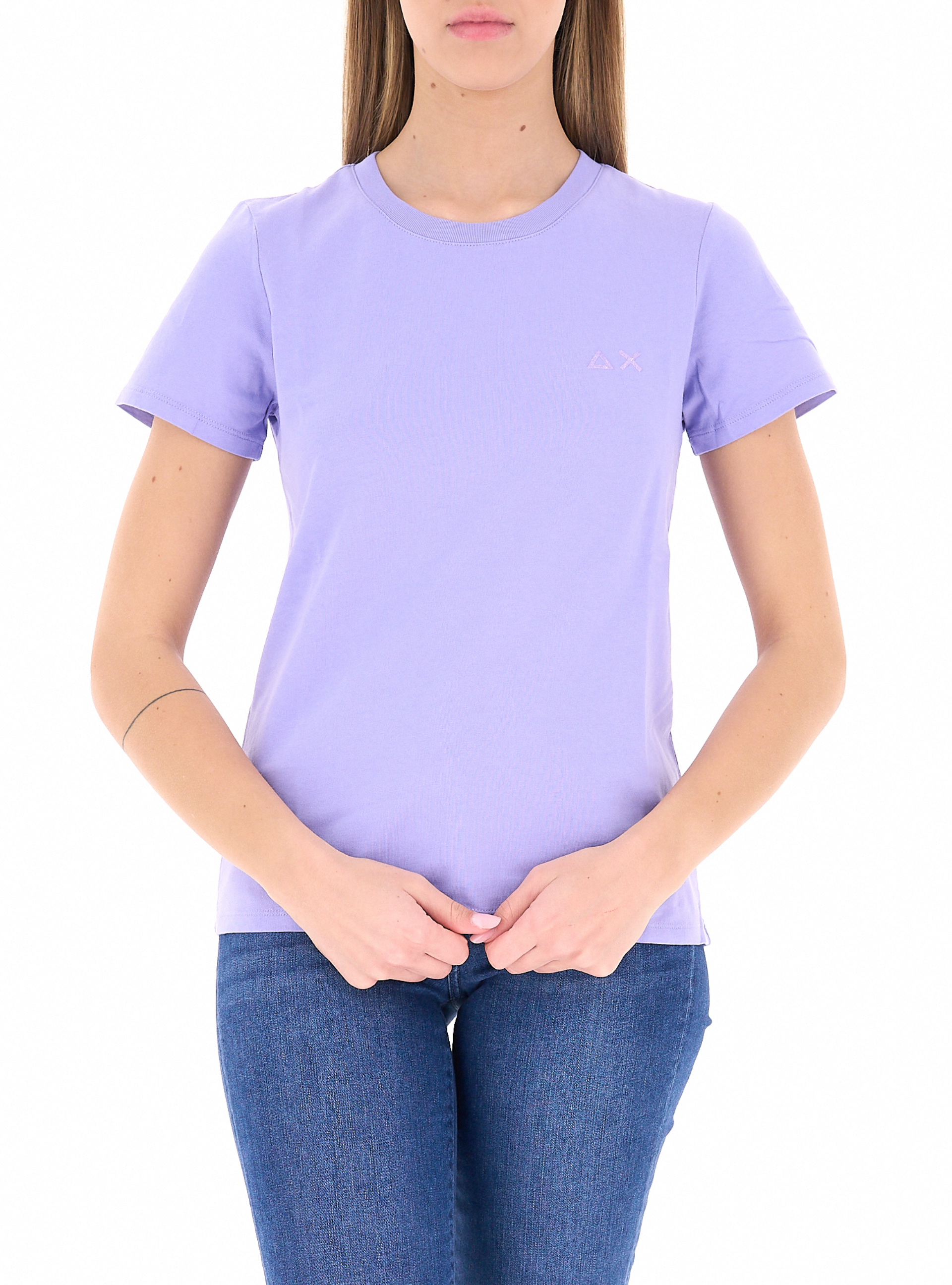 SUN68 T-shirt girocollo LILLA