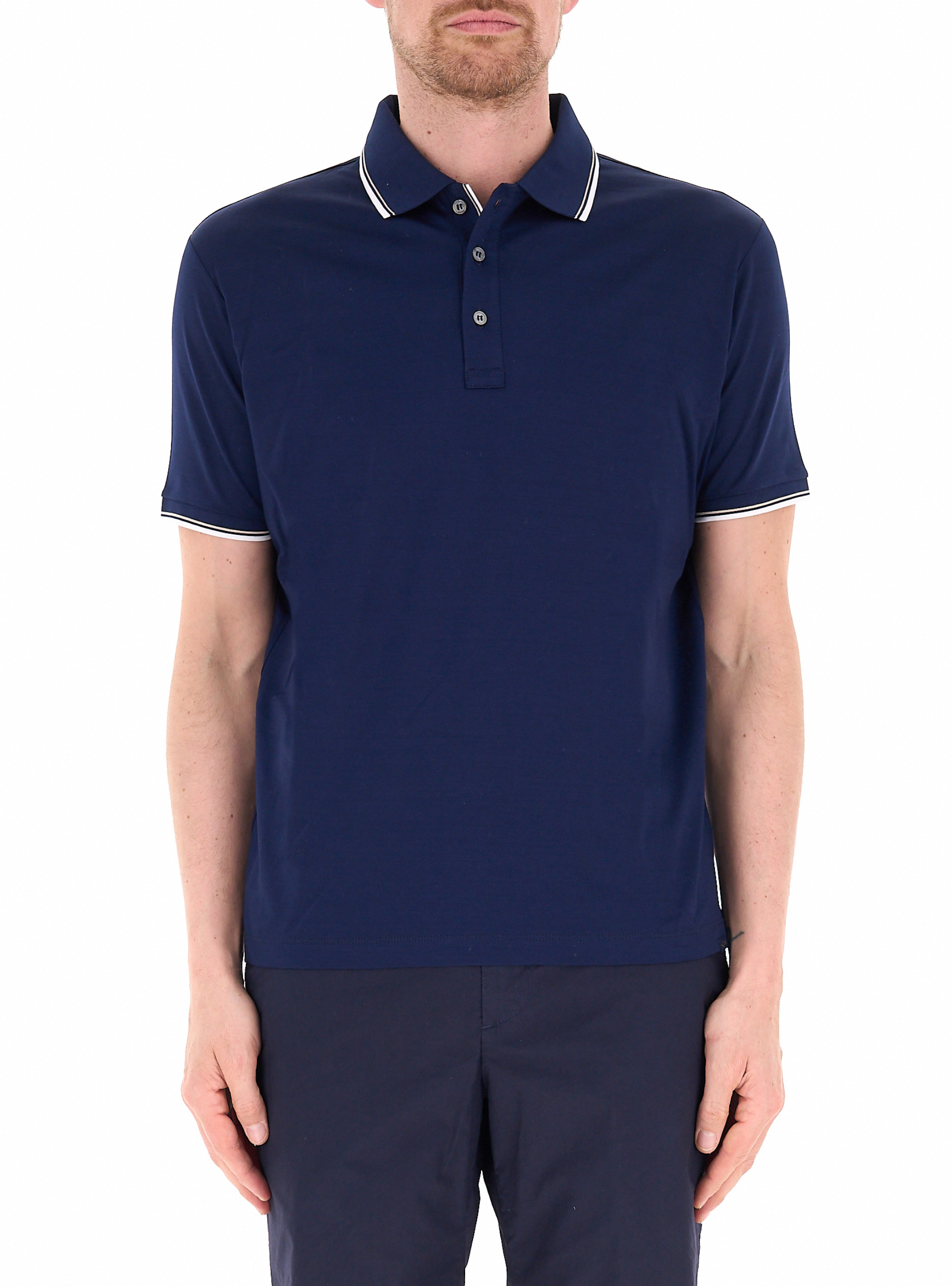 Polo in cotone BLU NAVY