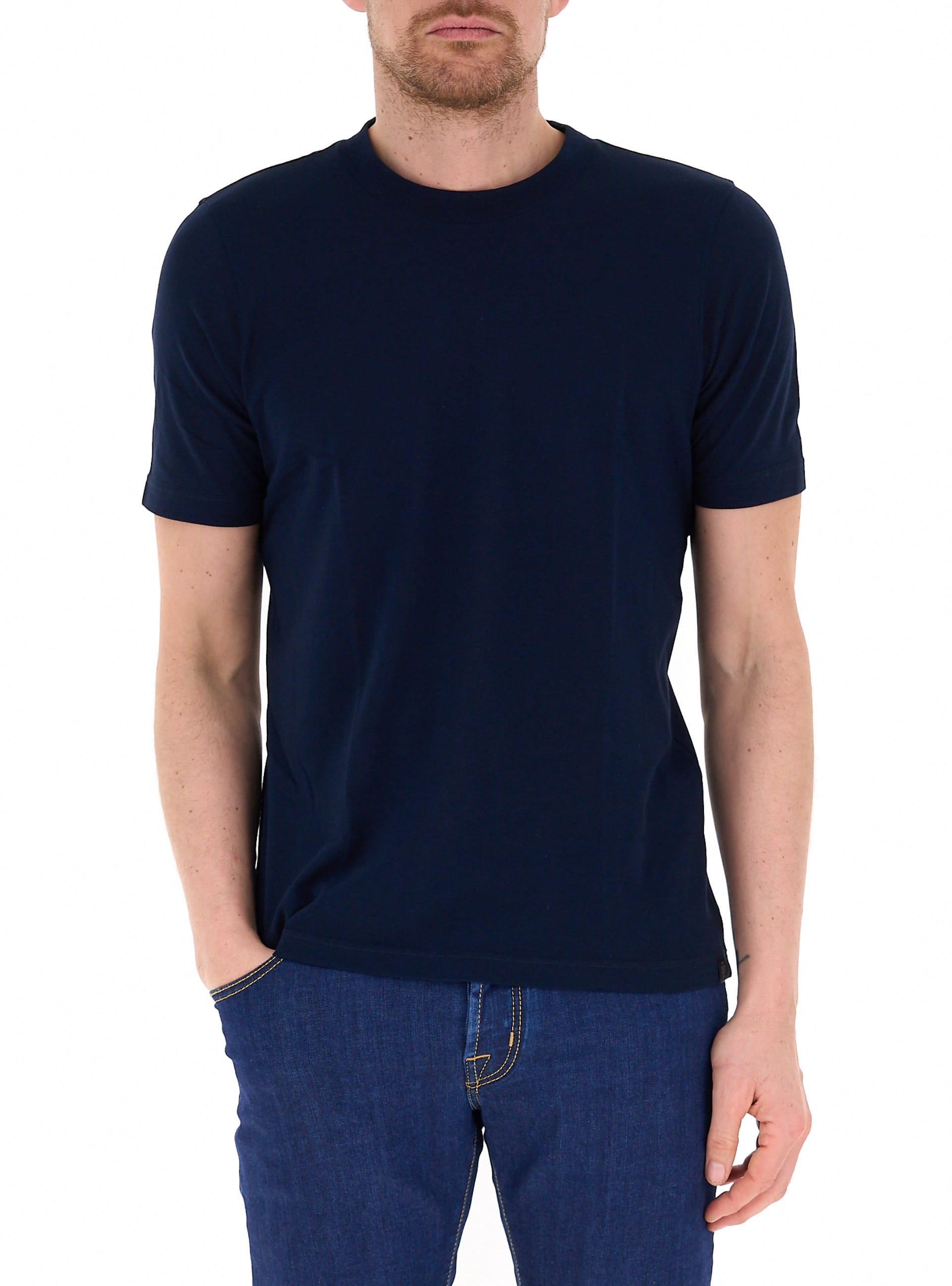 T-shirt girocollo BLU NAVY 50