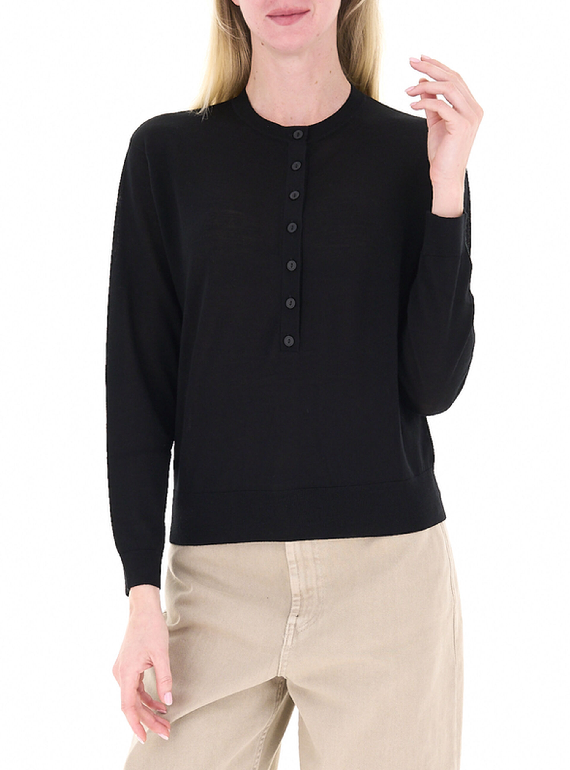 VICOLO Maglia in lana NERO L