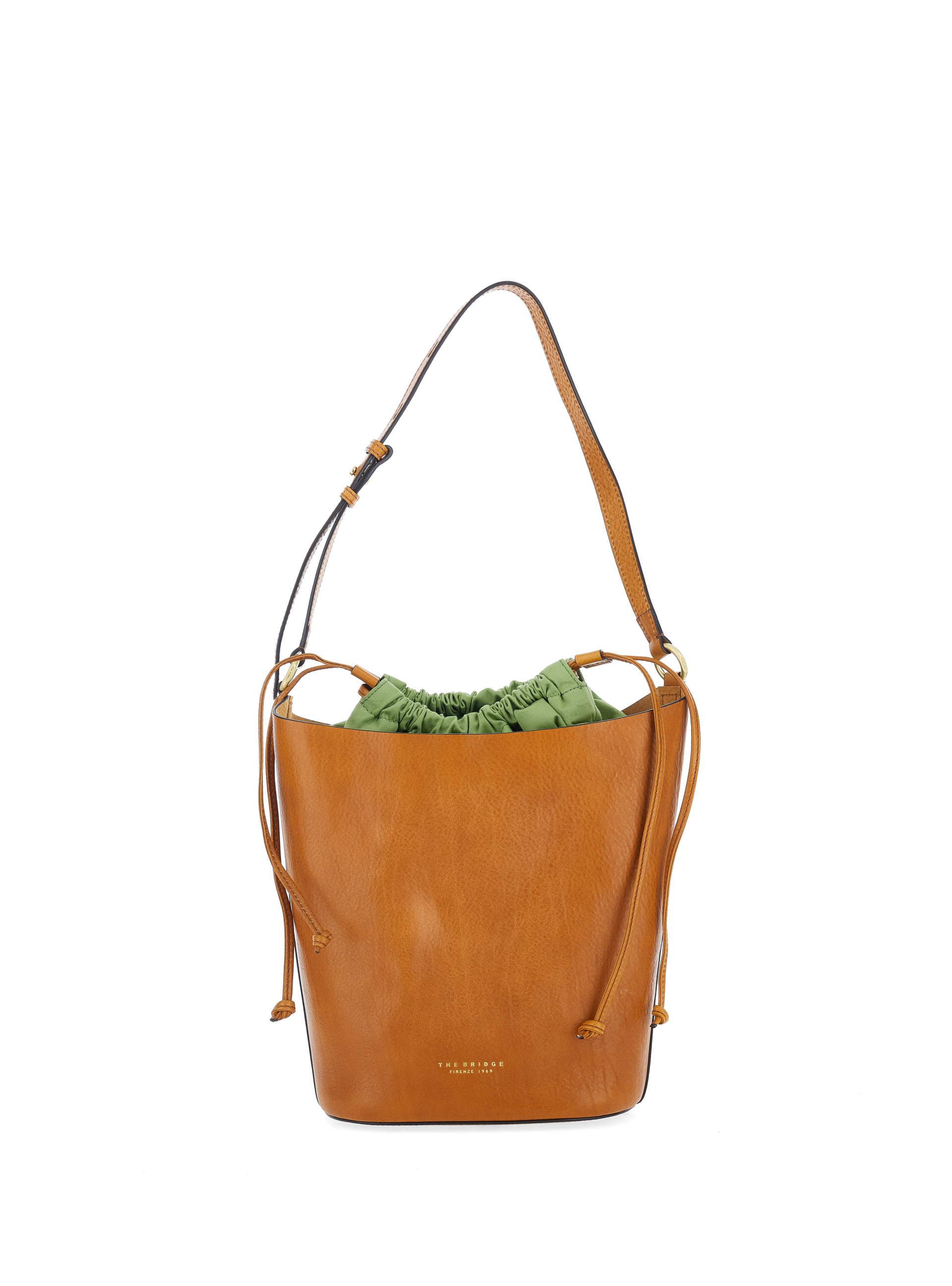 Borsa a secchiello MARRONE CHIARO